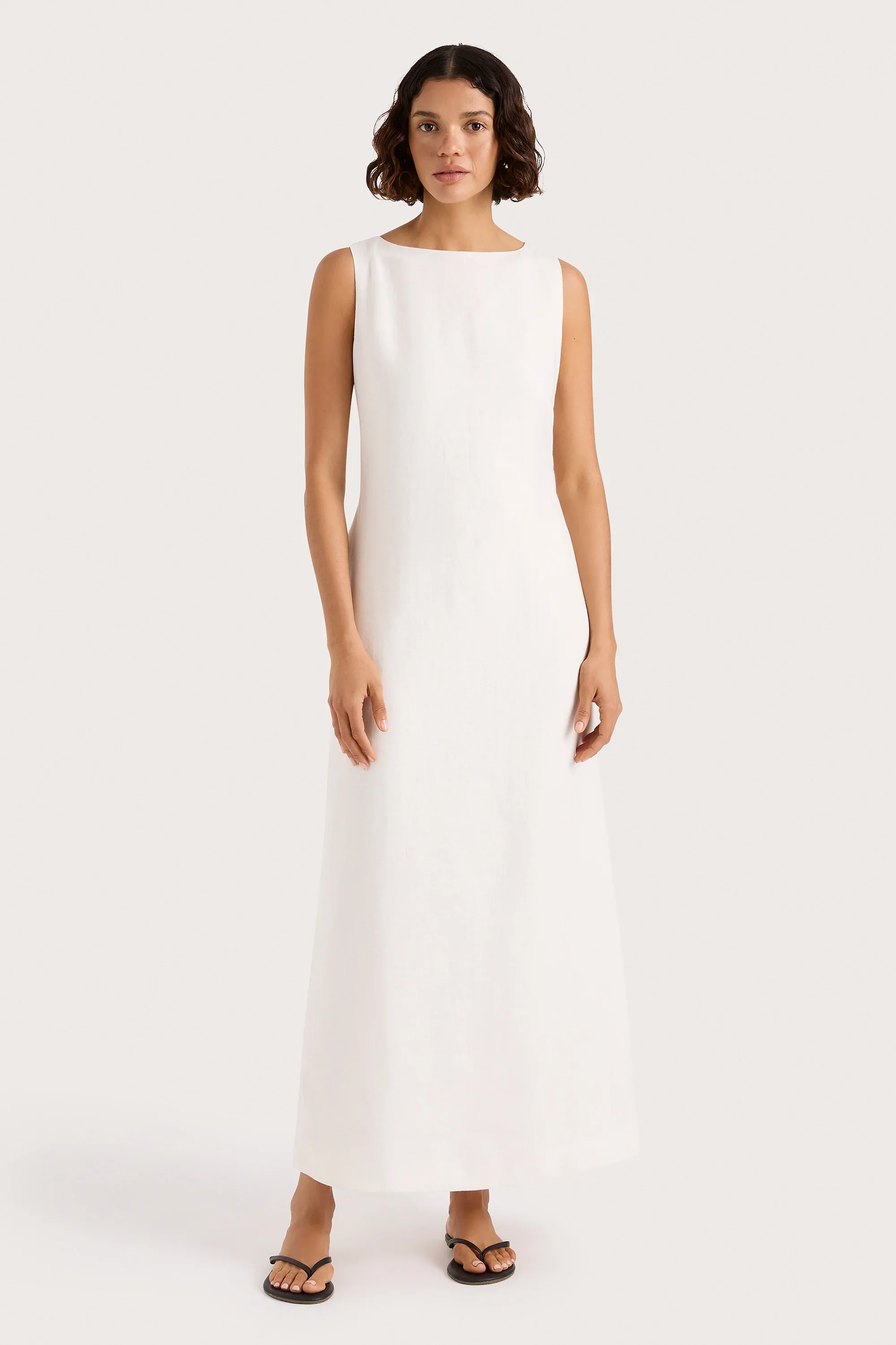 Faithfull - Taylor Midi Dress White