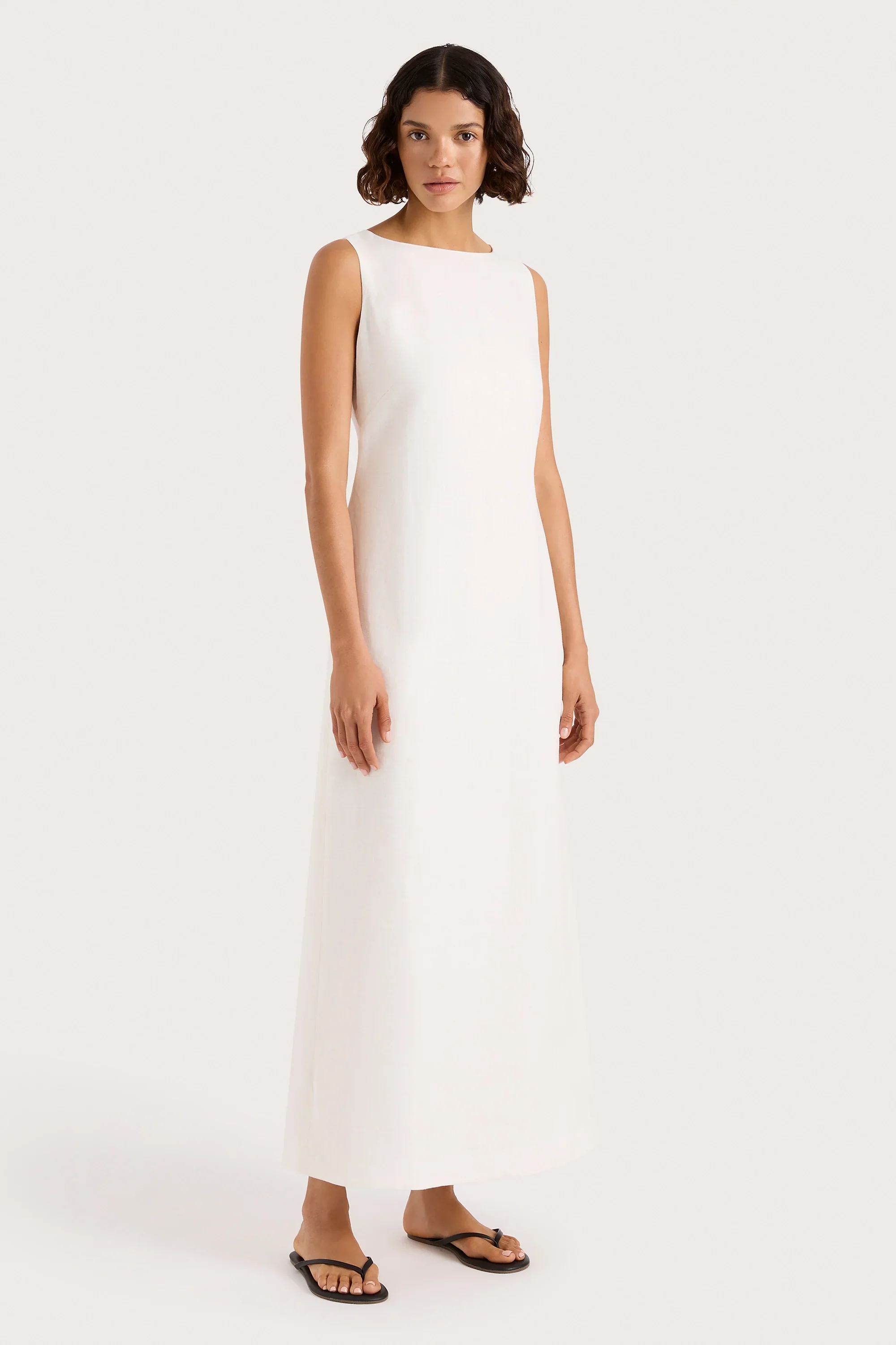 Faithfull - Taylor Midi Dress White - Image 2