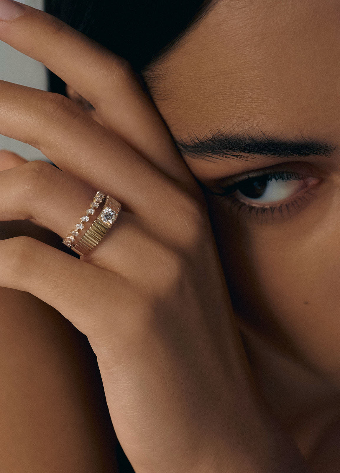 Kinn - Teardrop Eternity Ring Diamond - Image 4