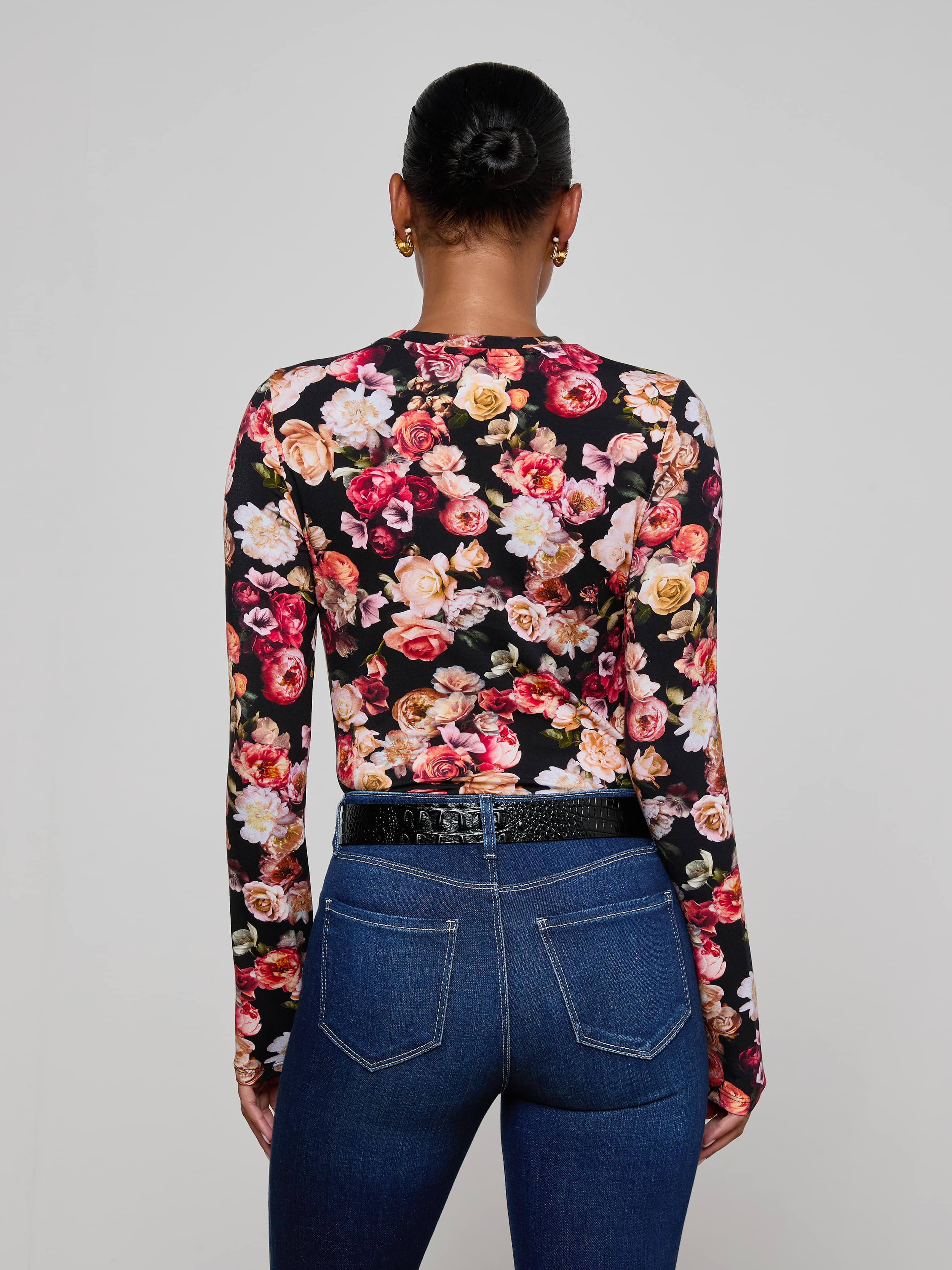 L'AGENCE - Tess Long - Sleeve Tee - Image 4