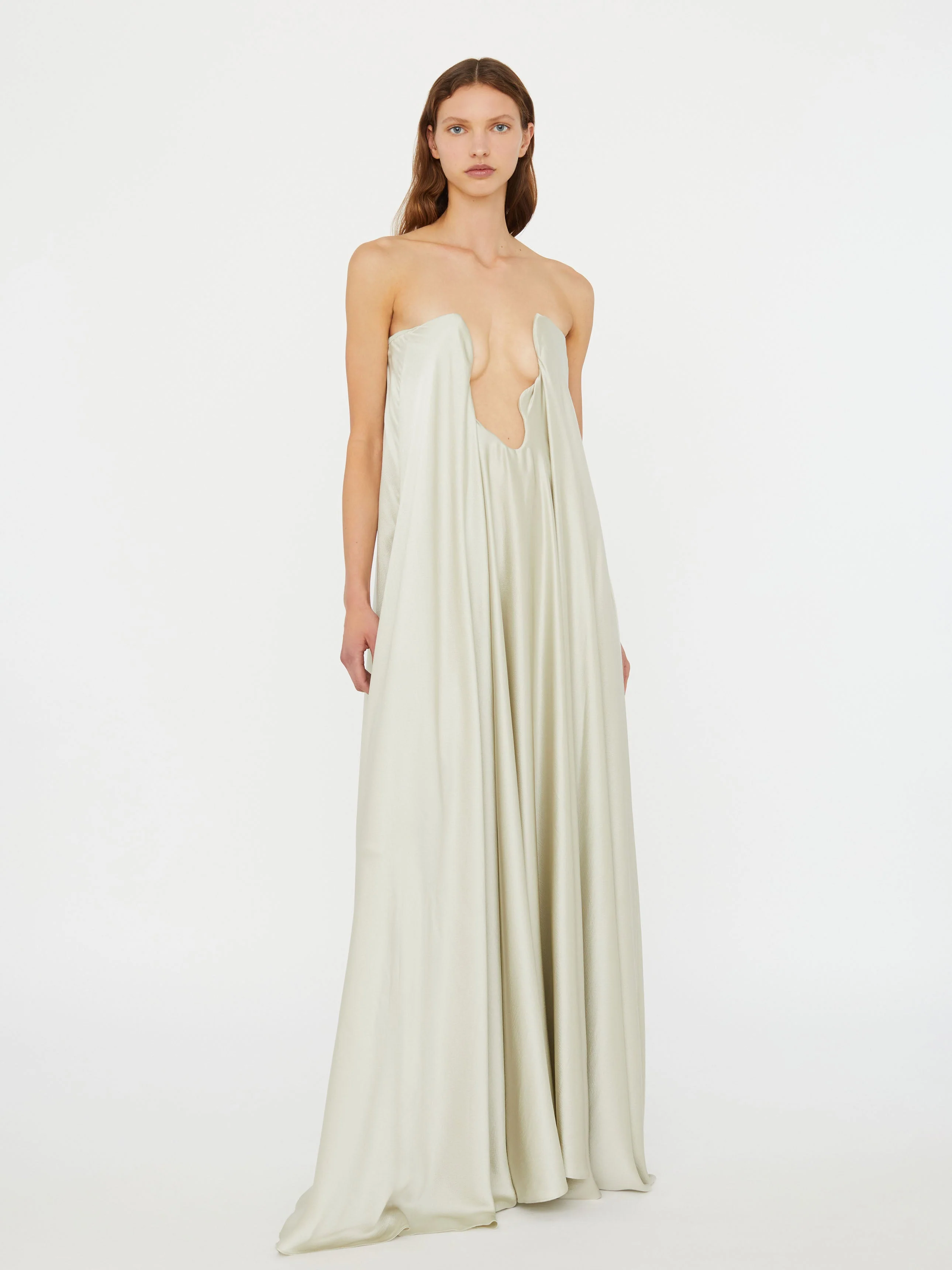 Christopher Esber - Textured Silk Salacia Strapless Gown - Image 2