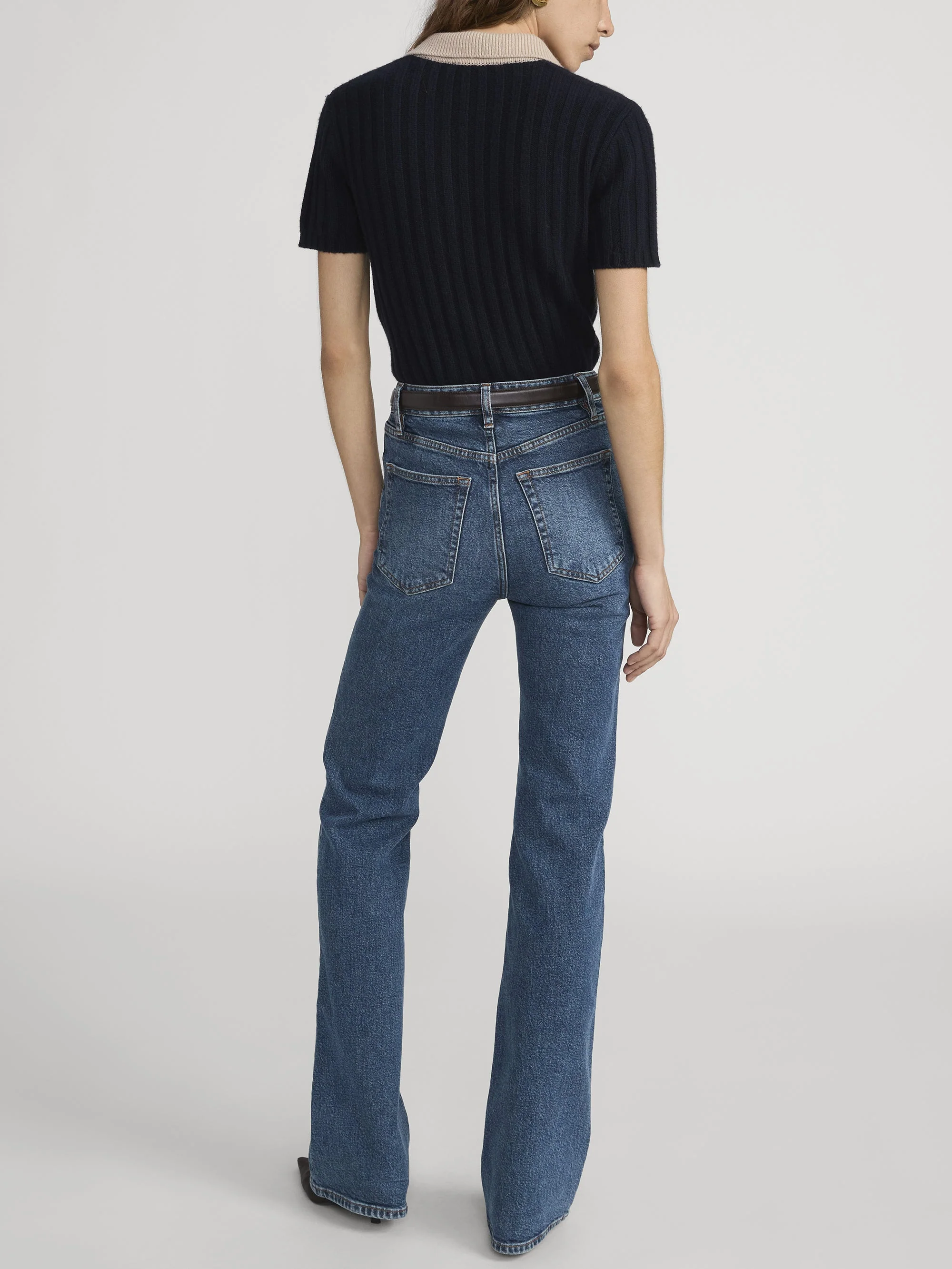 FRAME - The Contrast Trim Polo - Image 6