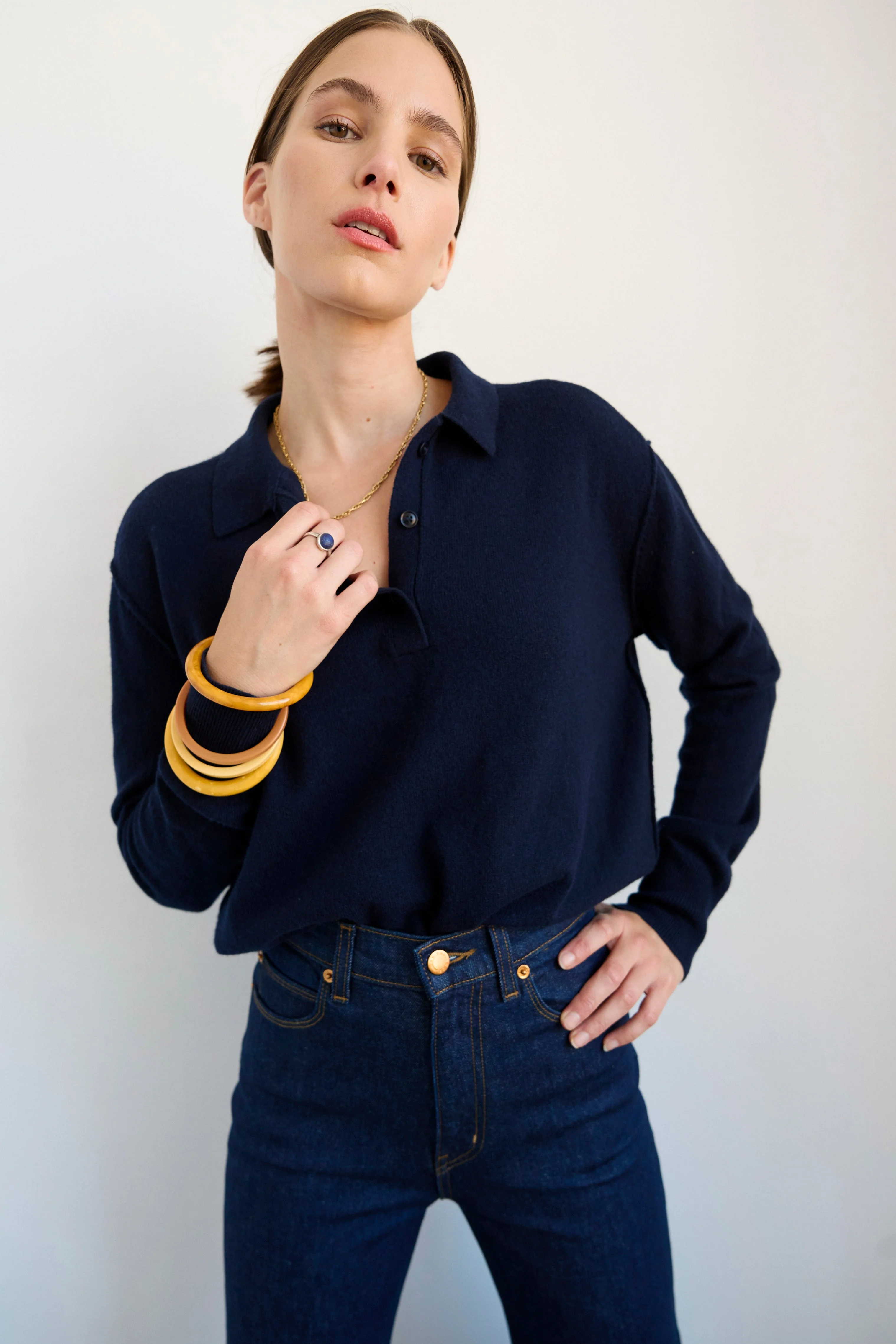 Jamie Haller - The Crease Jean in Raw Rinse - Image 14