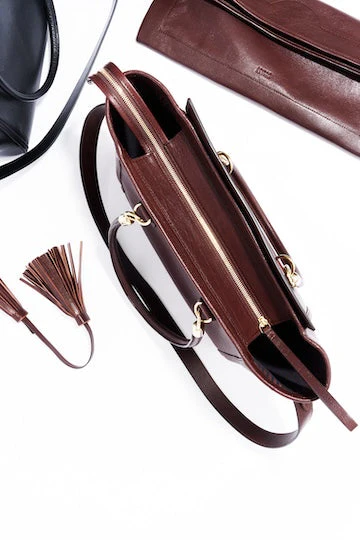 Jamie Haller - The Document Clutch in Oxblood - Image 21