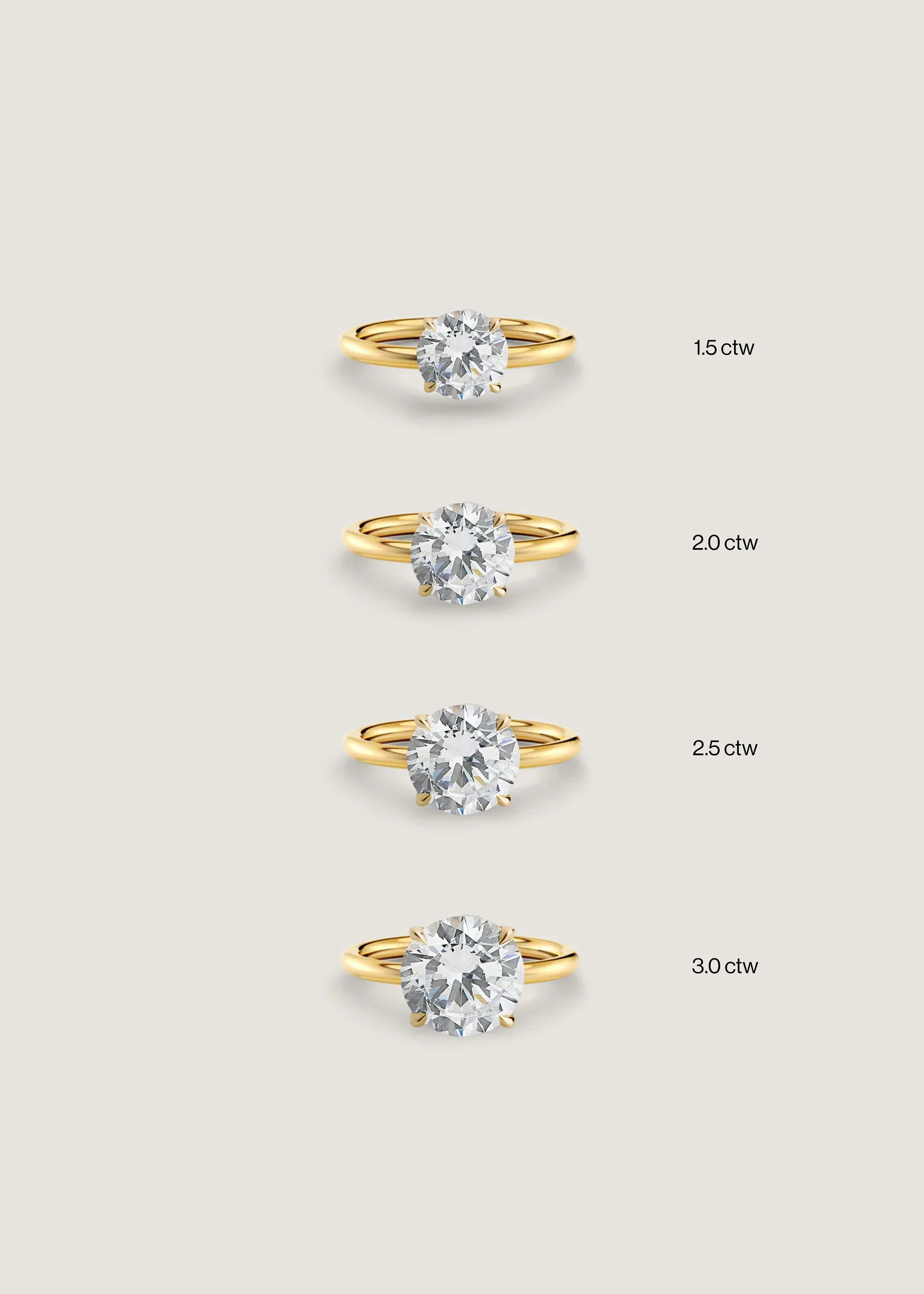 Kinn - Elizabeth Round Ring Natural Diamond - Image 7