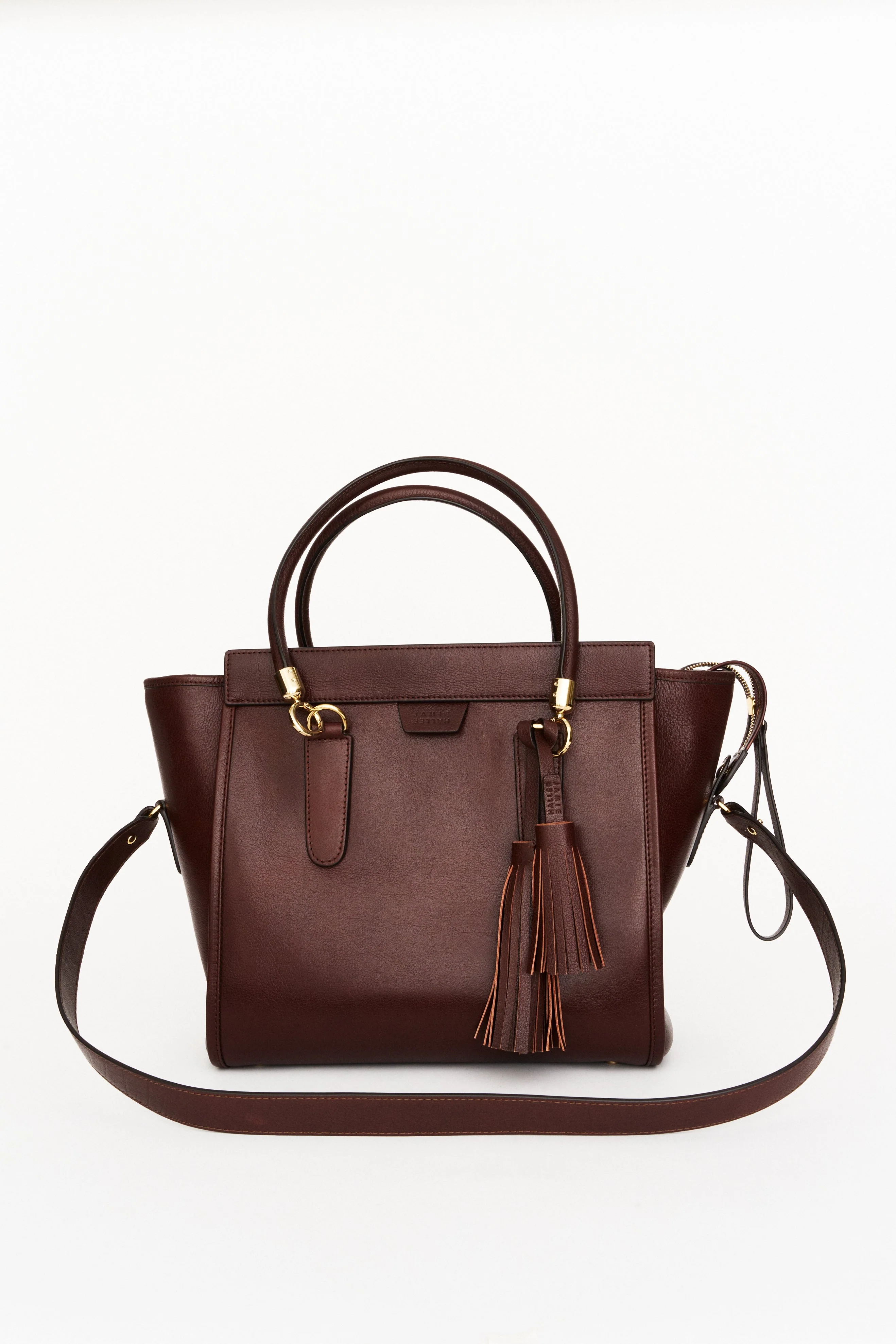Jamie Haller - The Fringe Tassel Tie in Oxblood - Image 4