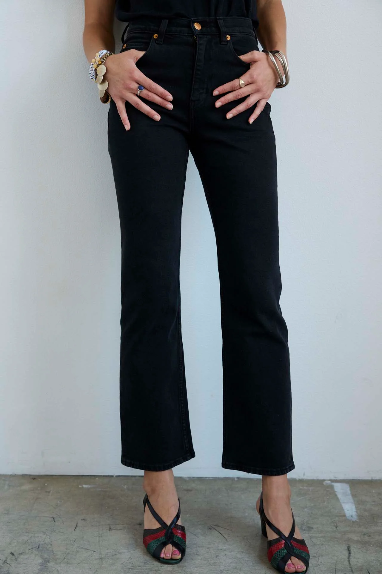 Jamie Haller - The Kenickie Jean in Washed Black - Image 17