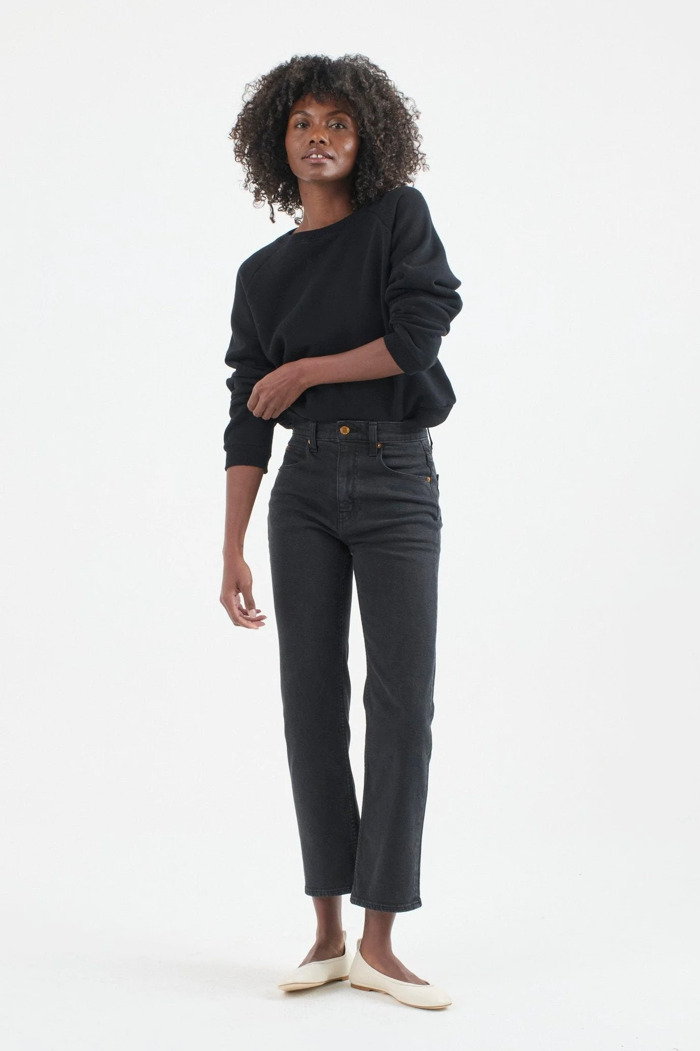 Jamie Haller - The Kenickie Jean in Washed Black - Image 19