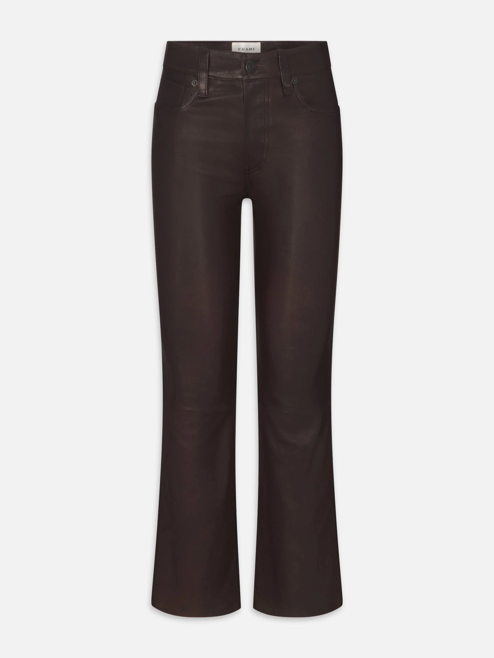 FRAME - The Leather Reboot Crop - Image 2