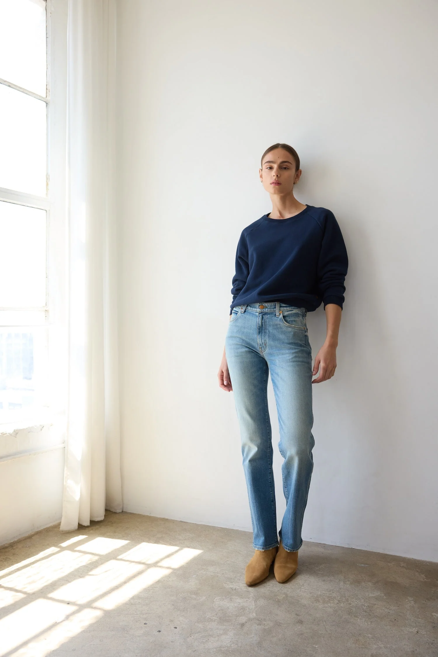 Jamie Haller - The Lennon Boot in Camel Suede - Image 3