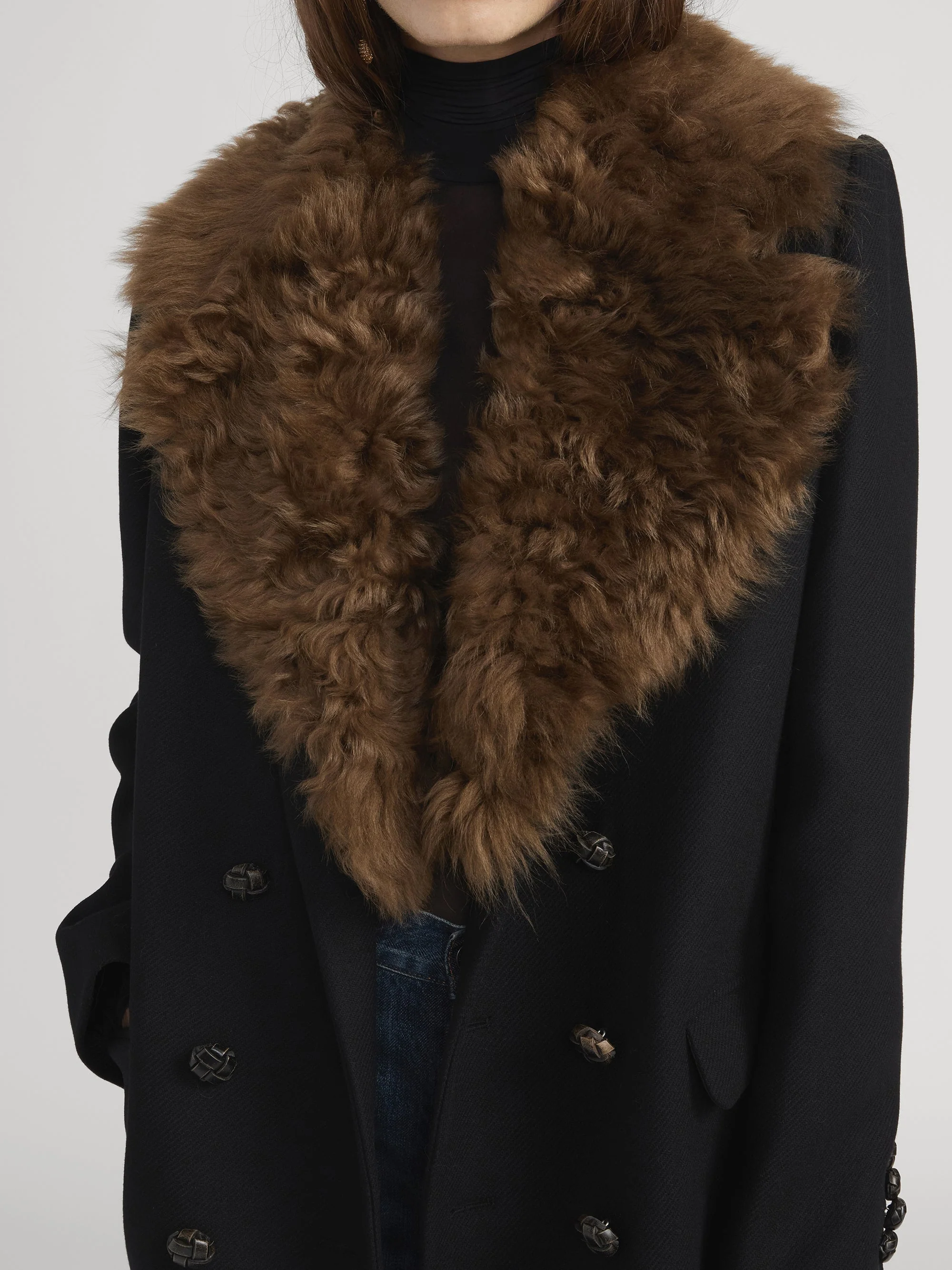 FRAME - The Shearling Classic Coat - Image 4