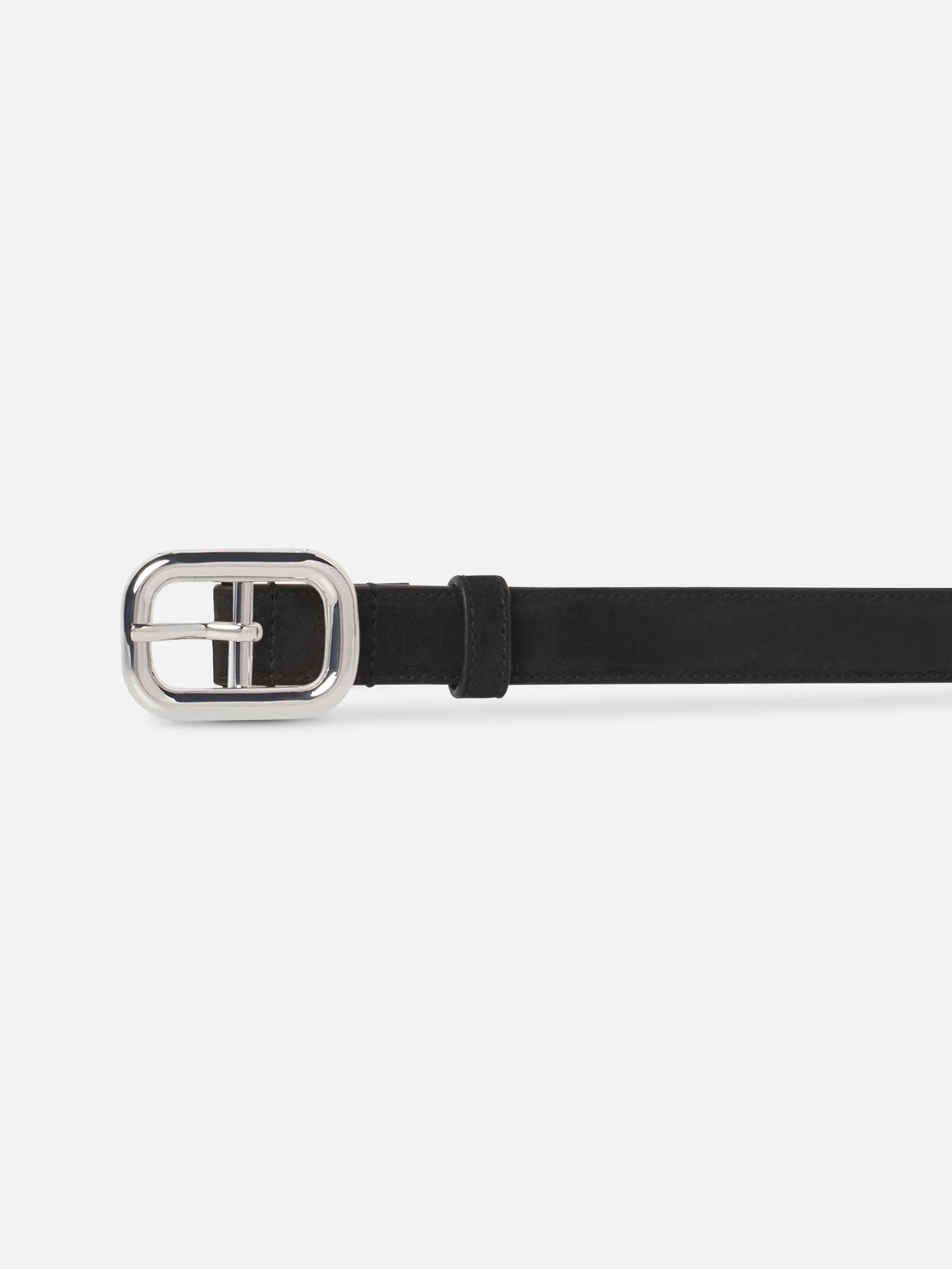 FRAME - The Suede Rounded Buckle Belt - Image 2