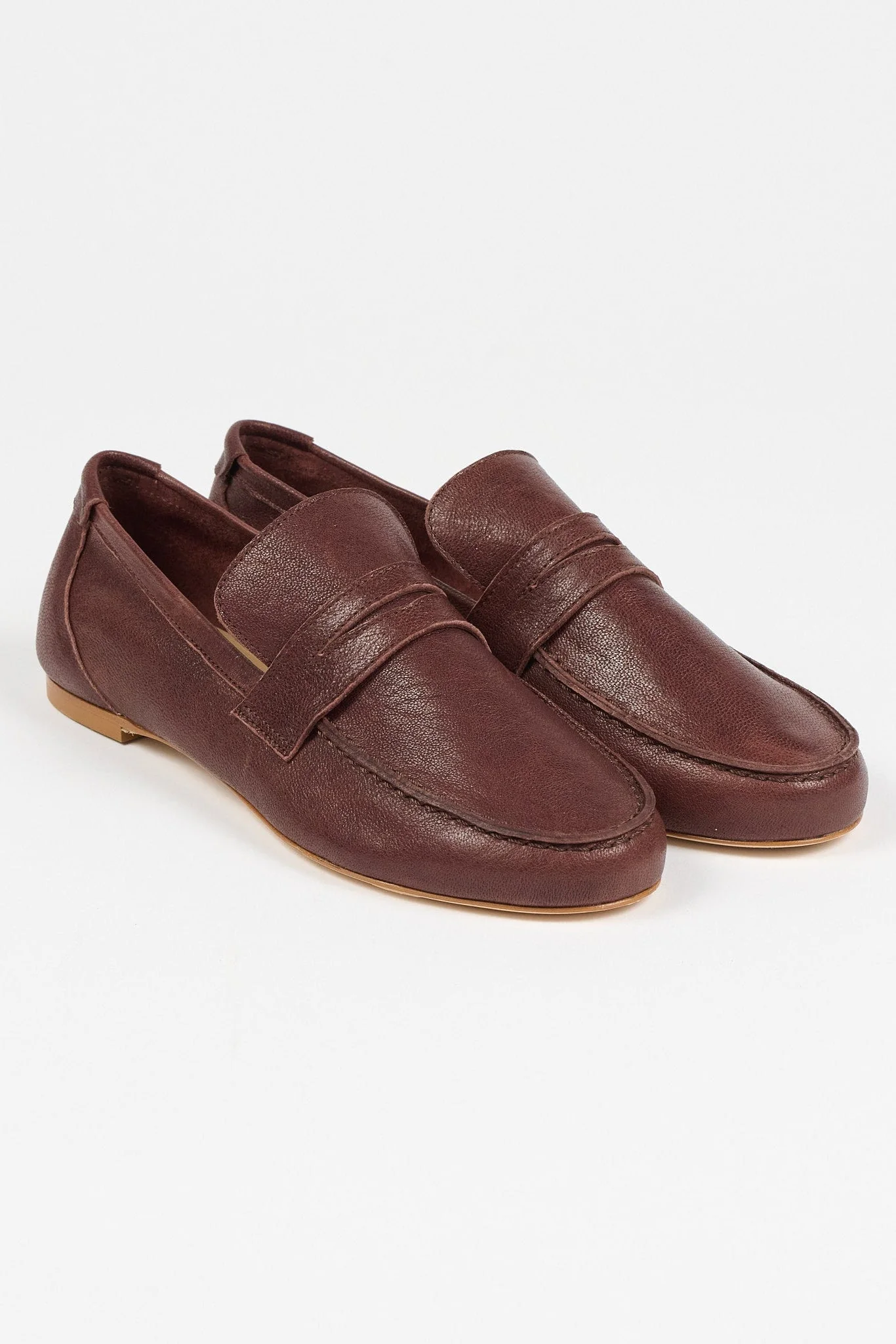 Jamie Haller - The Unlined Penny Loafer in Bordeaux - Image 10