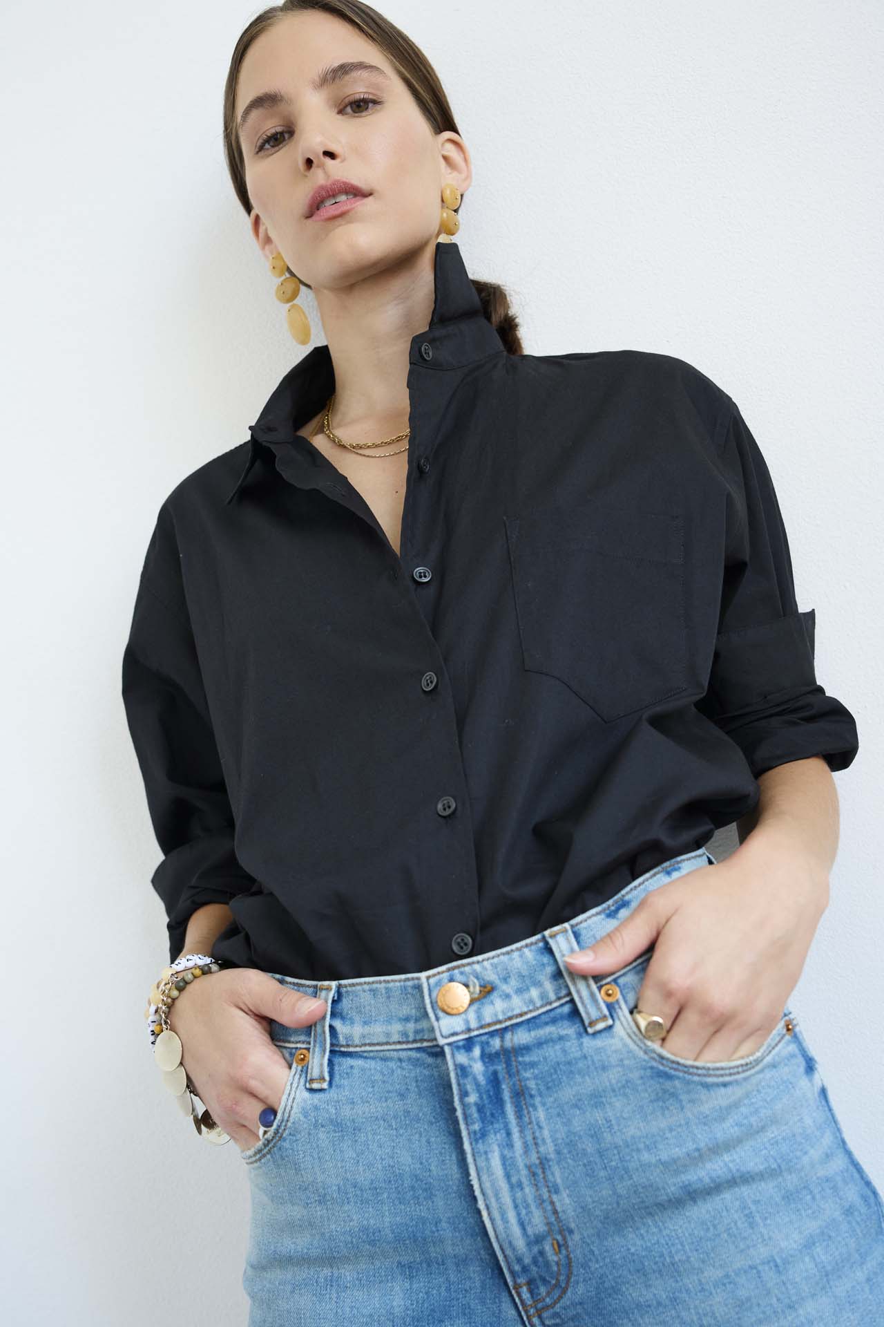 Jamie Haller - The Weekend Shirt in Black - Image 17