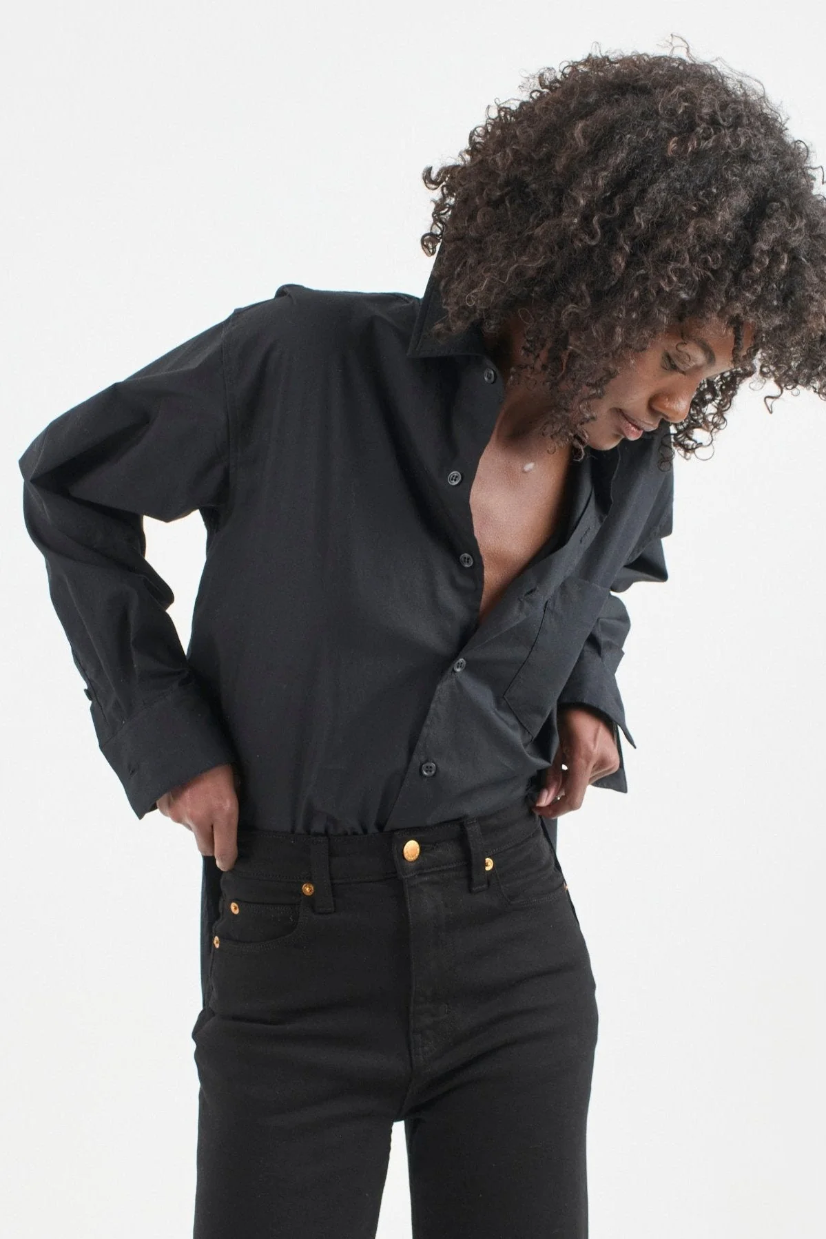 Jamie Haller - The Weekend Shirt in Black - Image 18