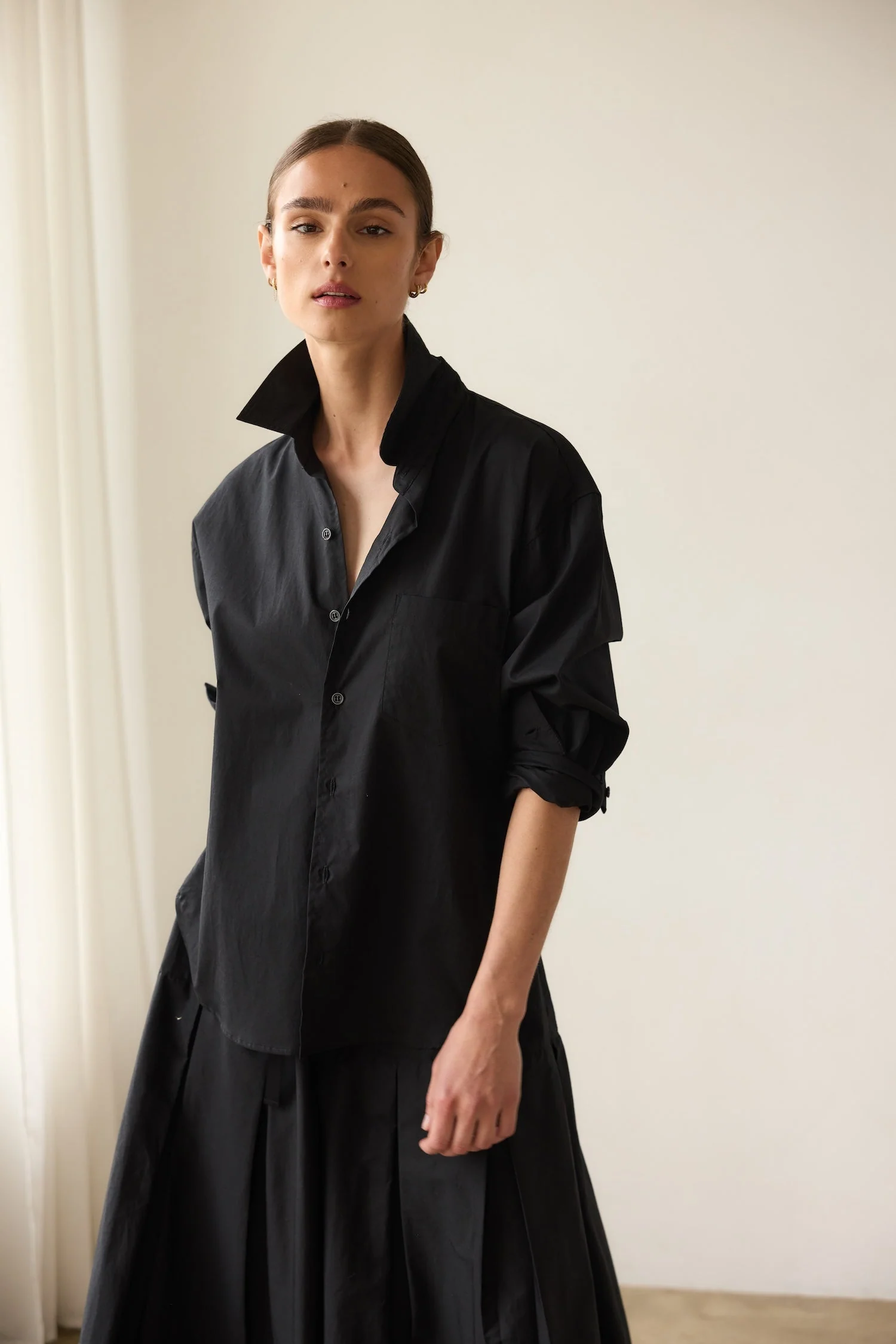 Jamie Haller - The Weekend Shirt in Black - Image 23