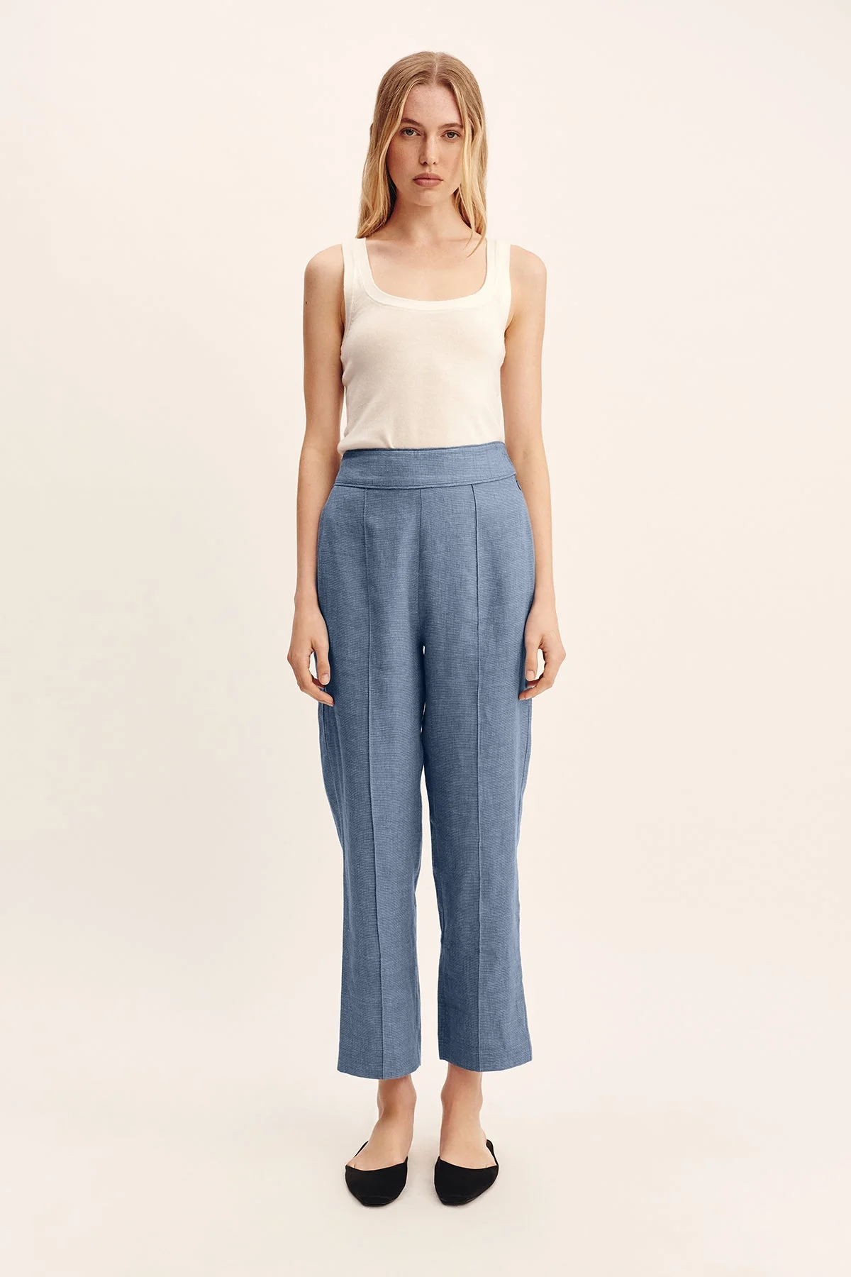 Posse - THEA TROUSER - STEEL BLUE - Image 6