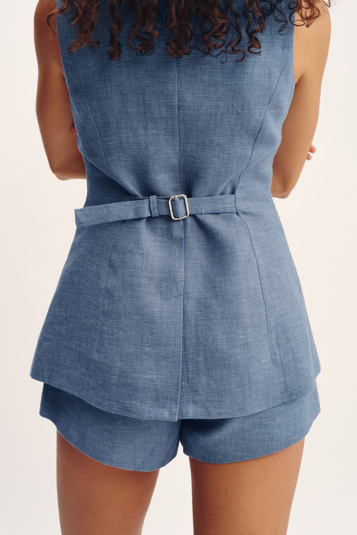 Posse - THEA VEST - STEEL BLUE - Image 3