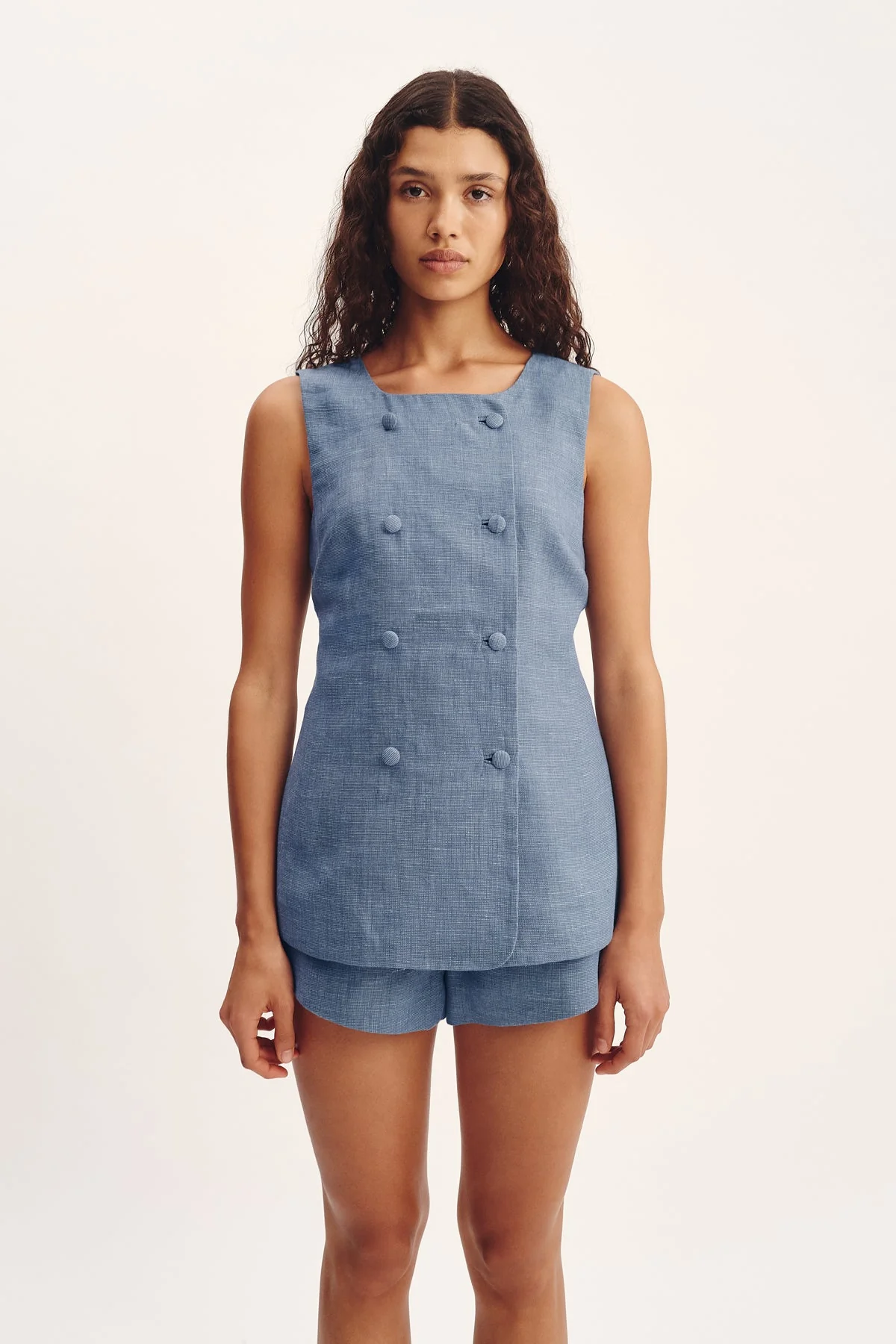 Posse - THEA VEST - STEEL BLUE - Image 5