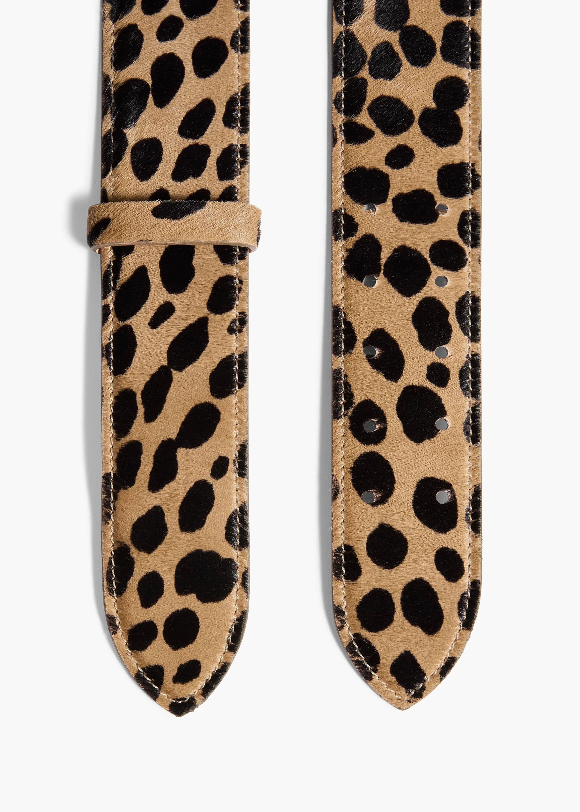 Khaite - Theo Waist Belt in Hyena Print Haircalf - Image 2