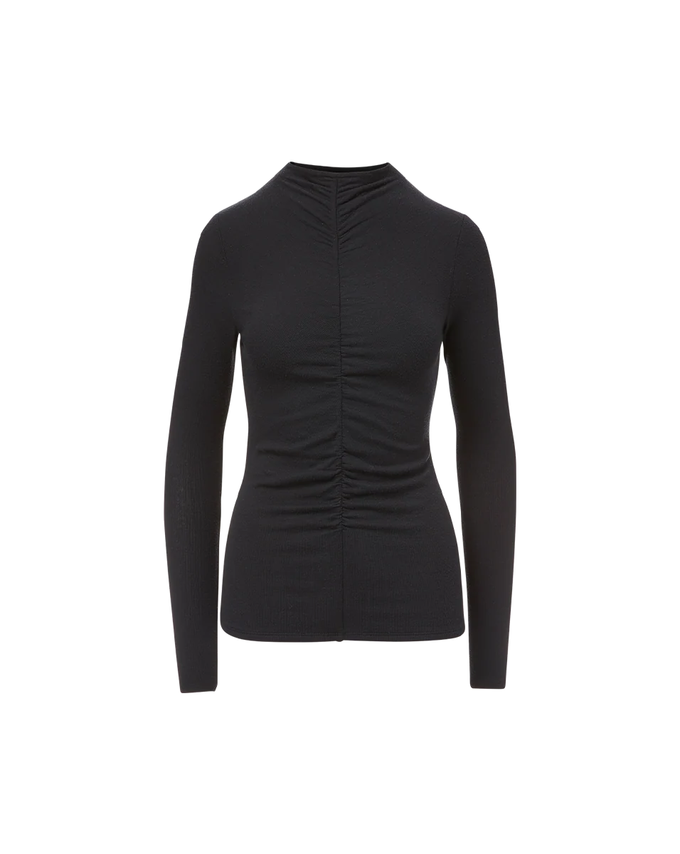 Veronica Beard - Theresa Ruched Turtleneck - Image 5