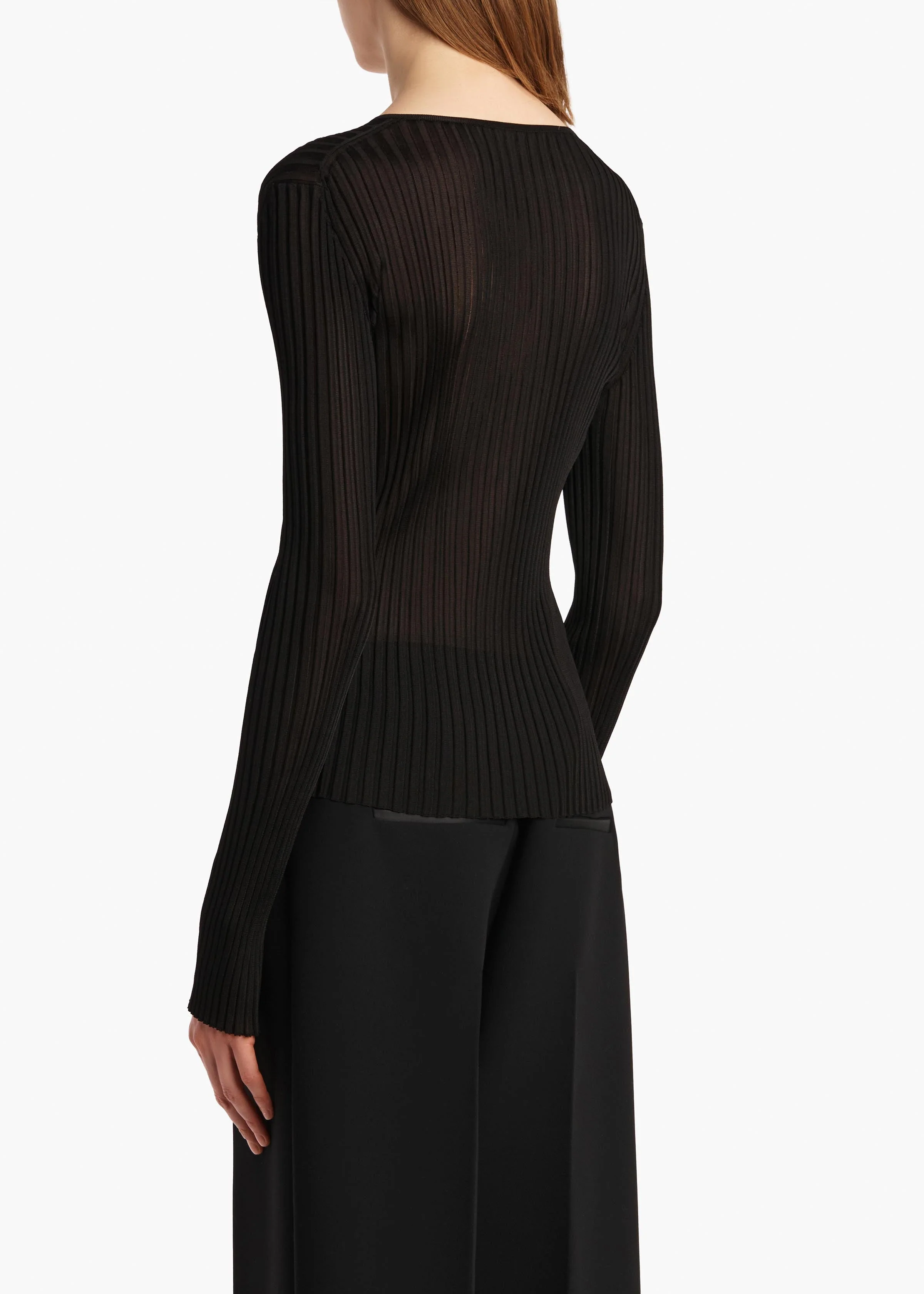Khaite - Tia Top in Black - Image 4