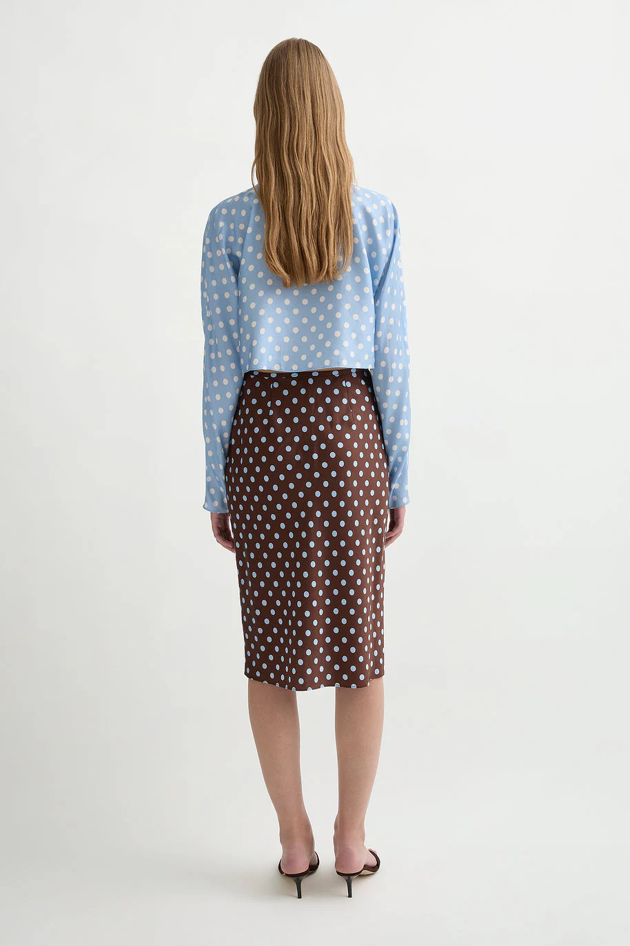 Posse - TILLIE TOP - BLUE POLKA DOT - Image 4