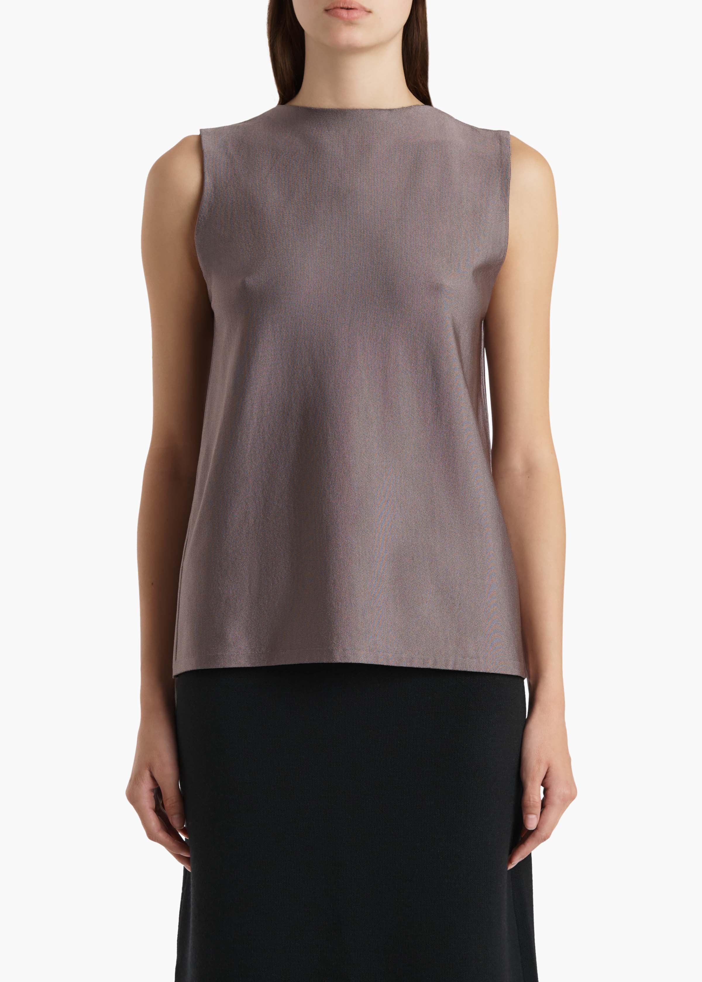 Khaite - Tora Top in Titanium - Image 10
