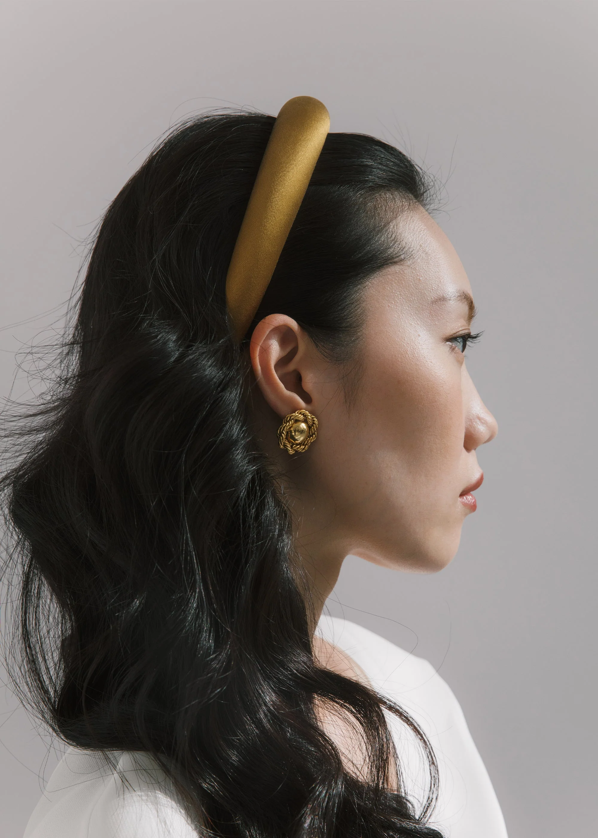 Jennifer Behr - Tori Headband in Satin - Image 4
