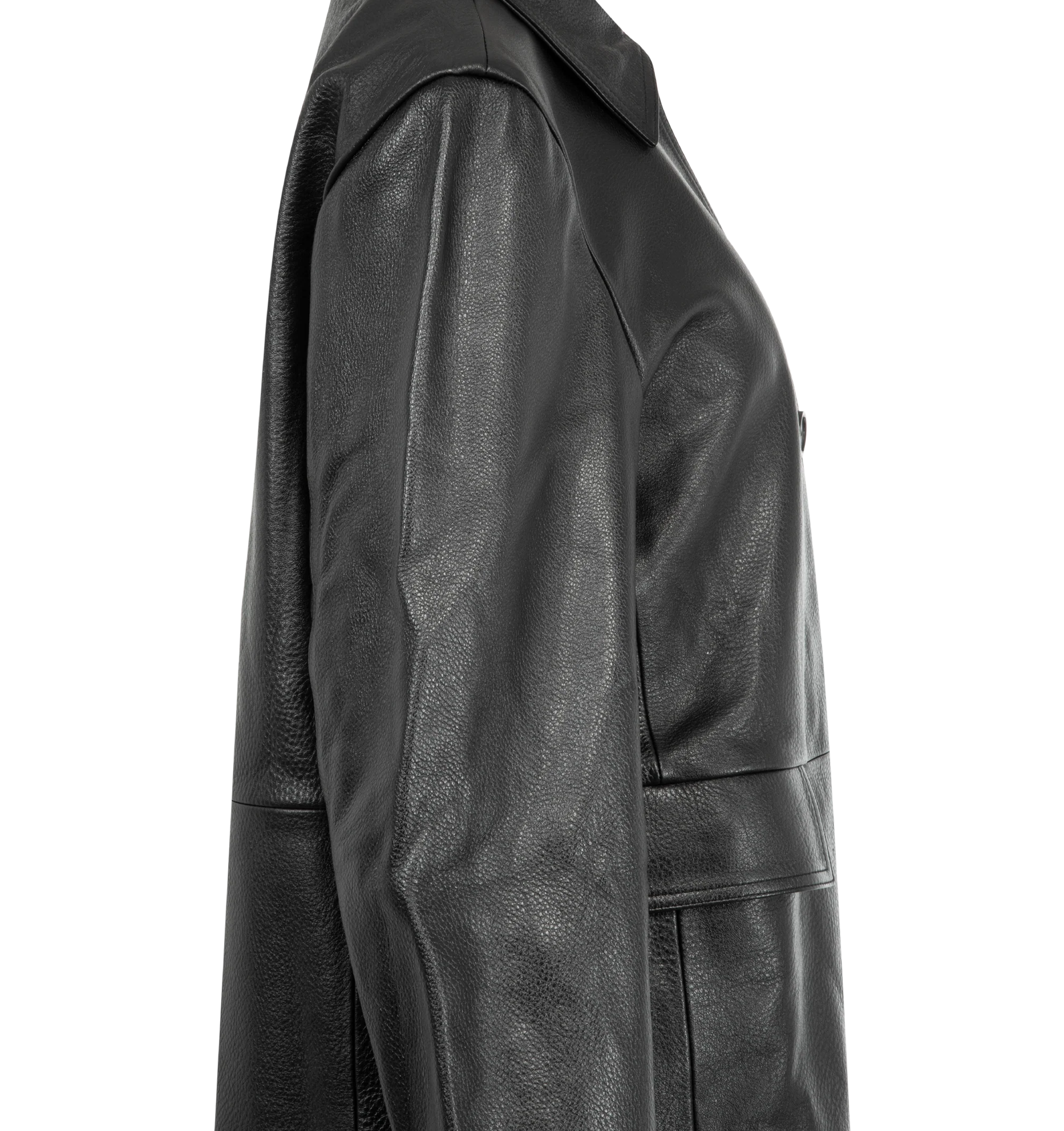 Tôteme - Grained Leather Jacket - Image 4