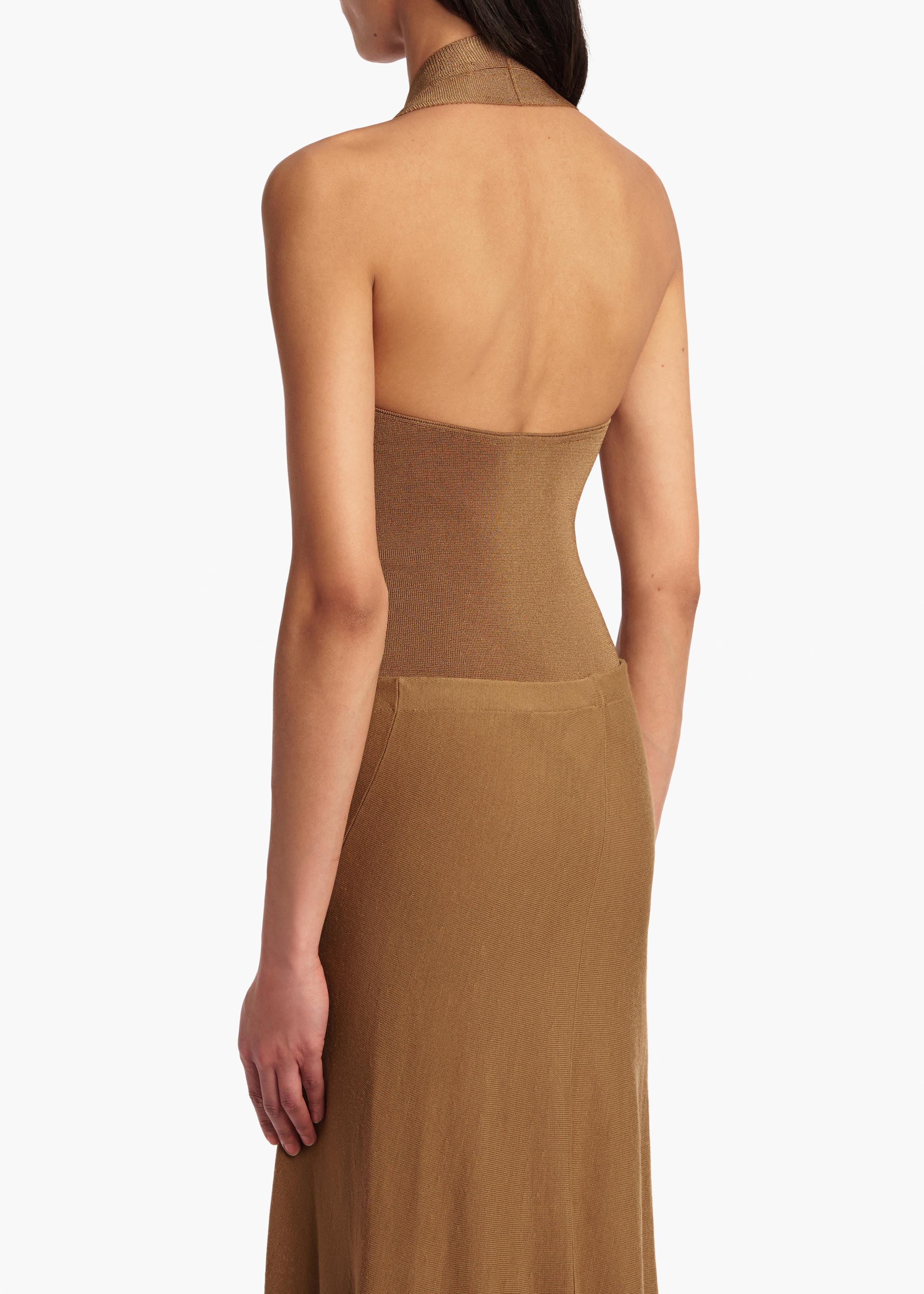Khaite - Toto Bodysuit in Carob - Image 4