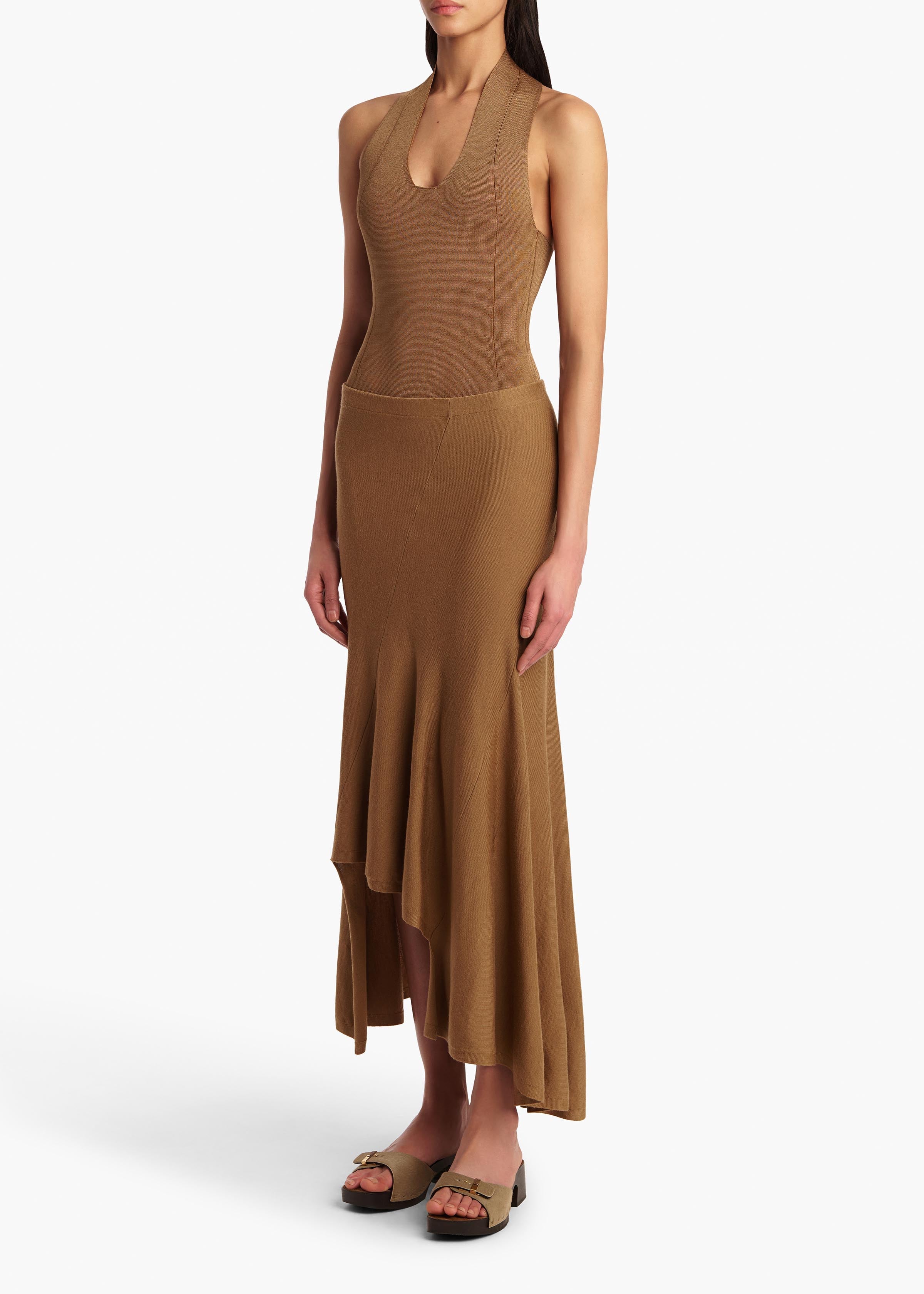 Khaite - Toto Bodysuit in Carob - Image 9