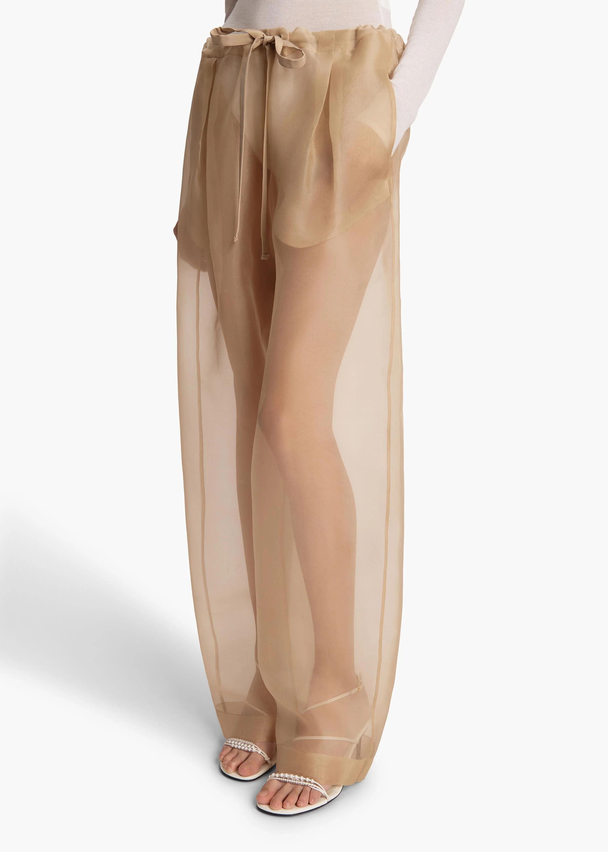 Khaite - Trenton Pant in Beige - Image 5