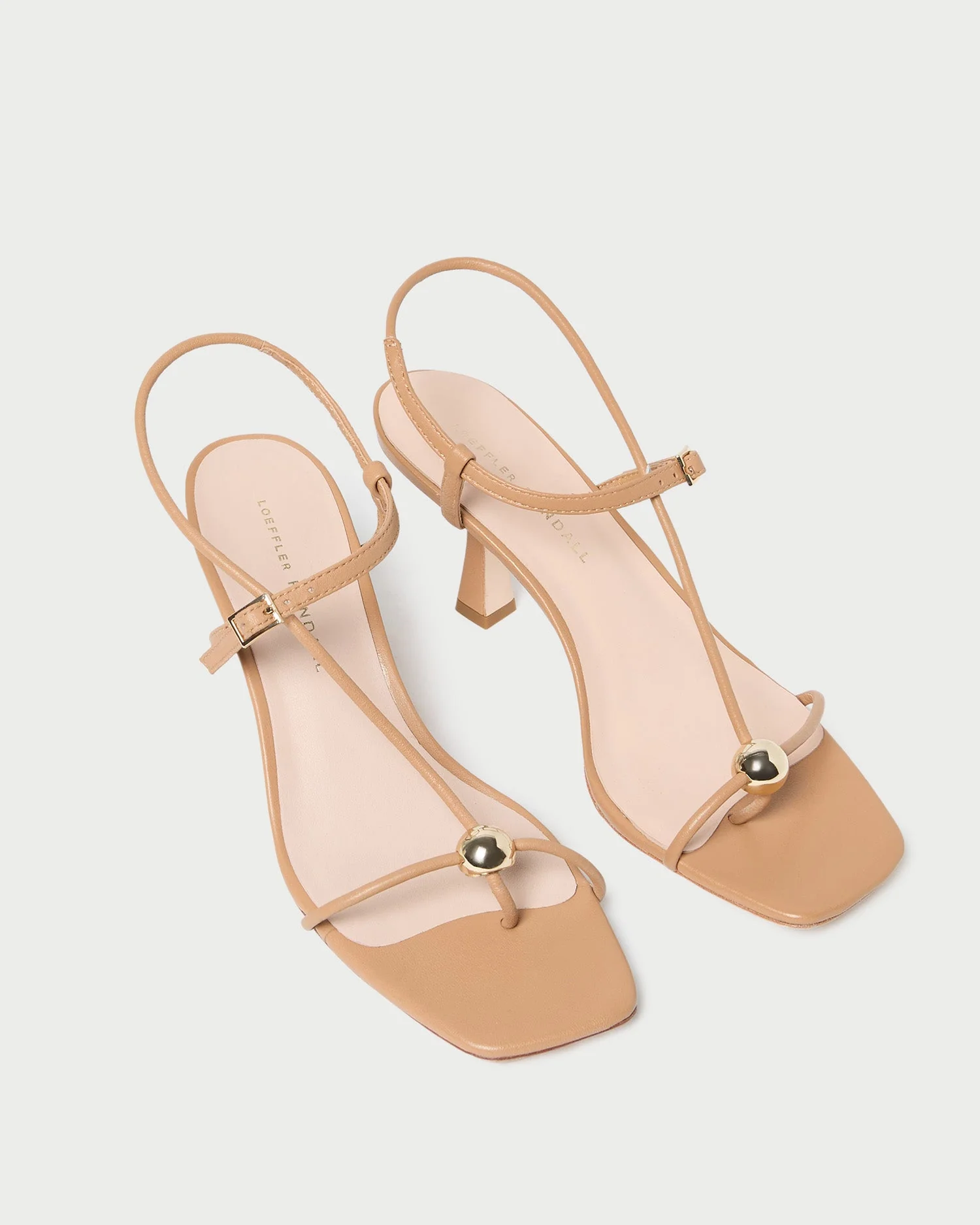 Loeffler Randall - Triana Dune Leather Mid - Heel Sandal - Image 5