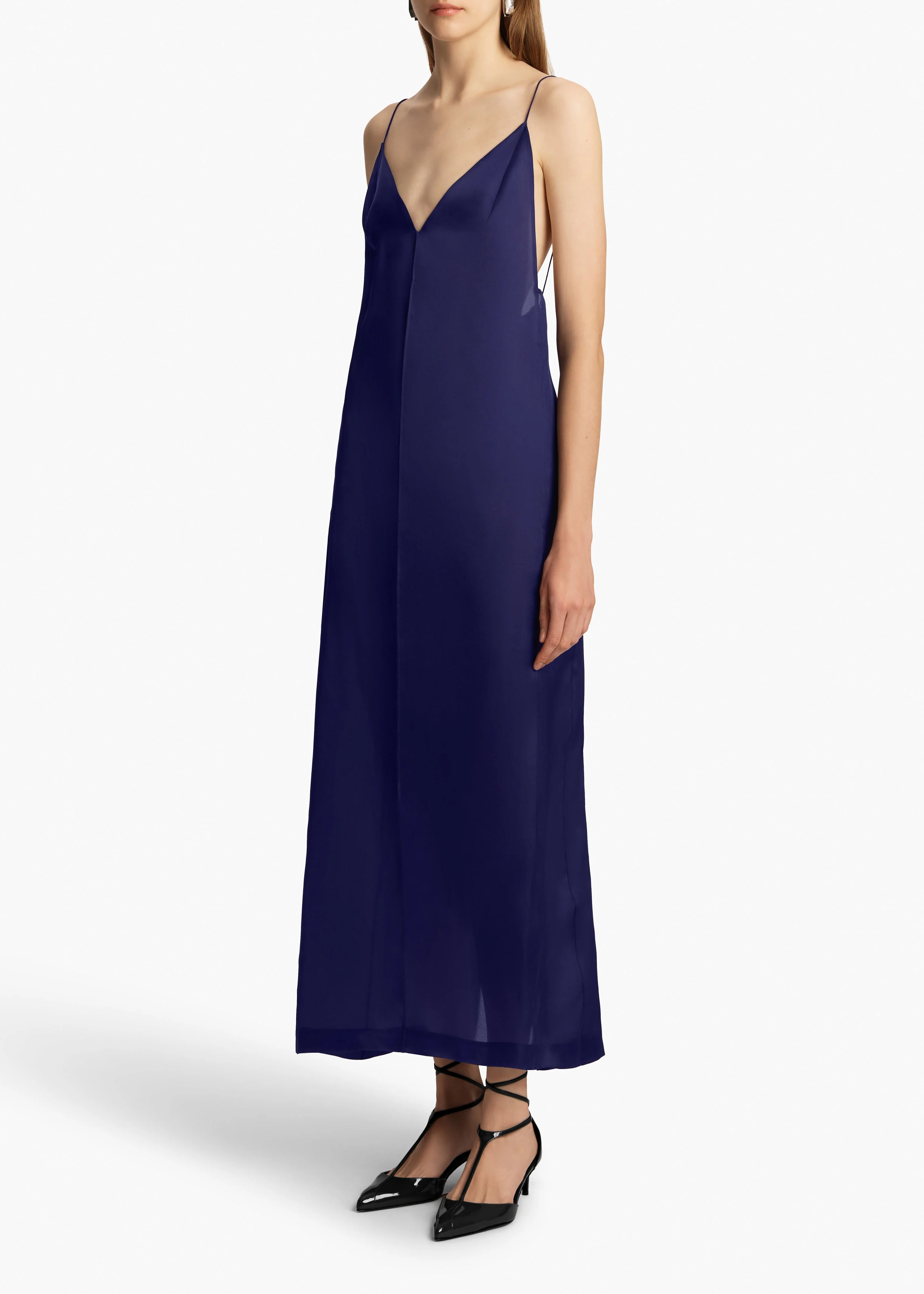 Khaite - Tulula Dress in Amethyst - Image 2