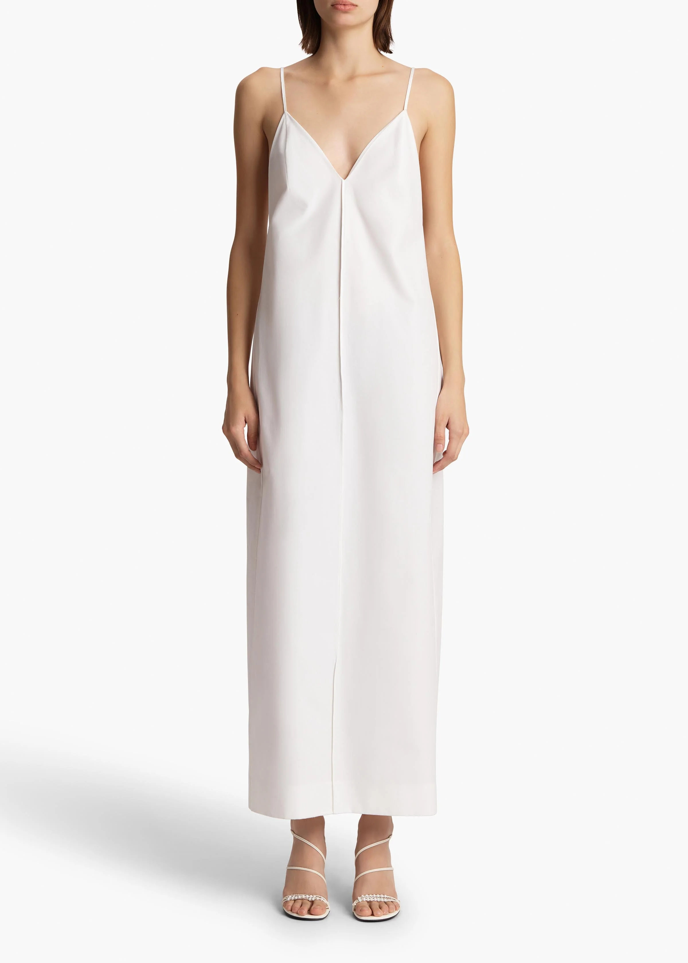 Khaite - Tulula Dress in Chalk - Image 10