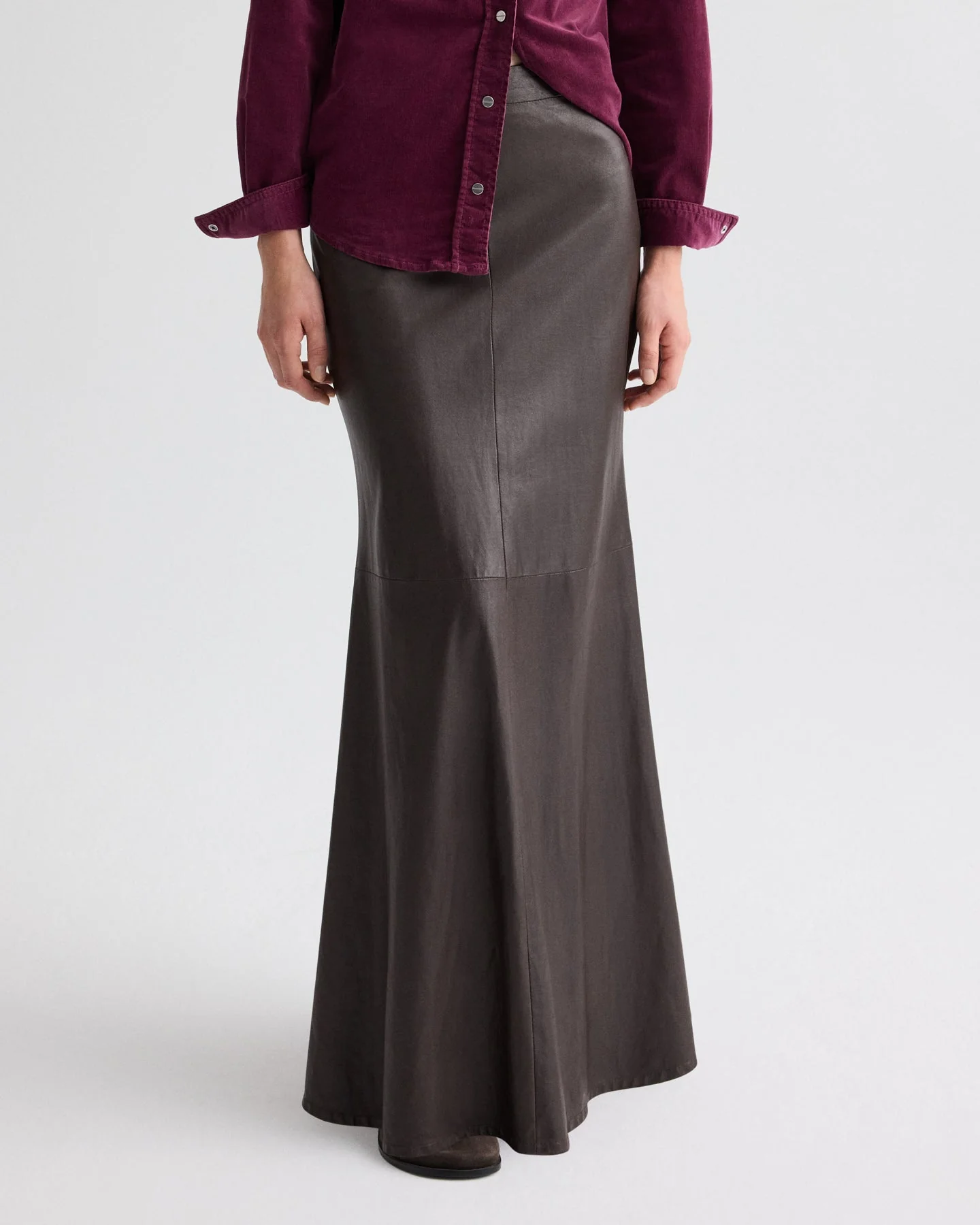 TWP - At Last Skirt in Paper Leather