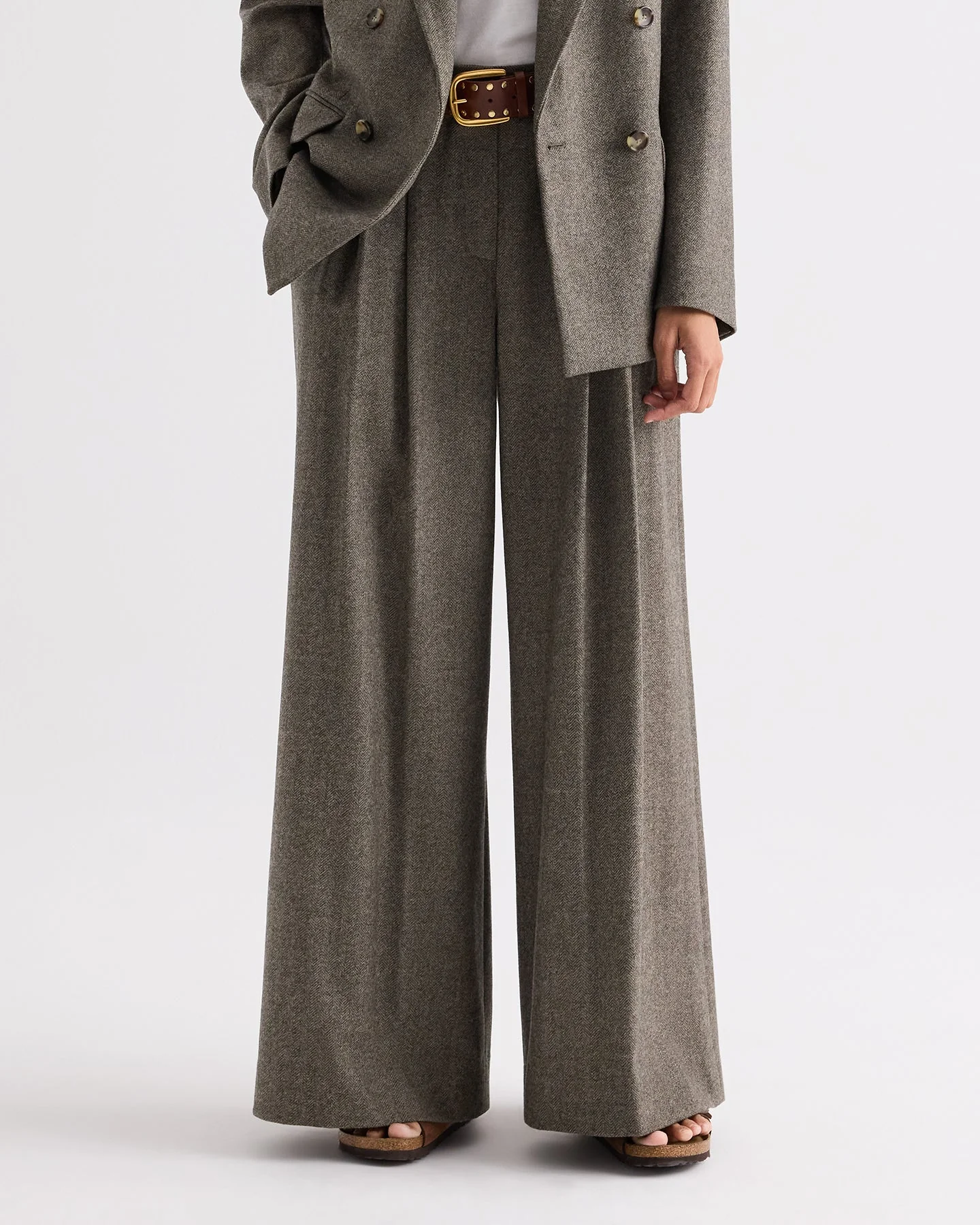 TWP - Avery Pant in Fancy Wool Flannel - Image 3