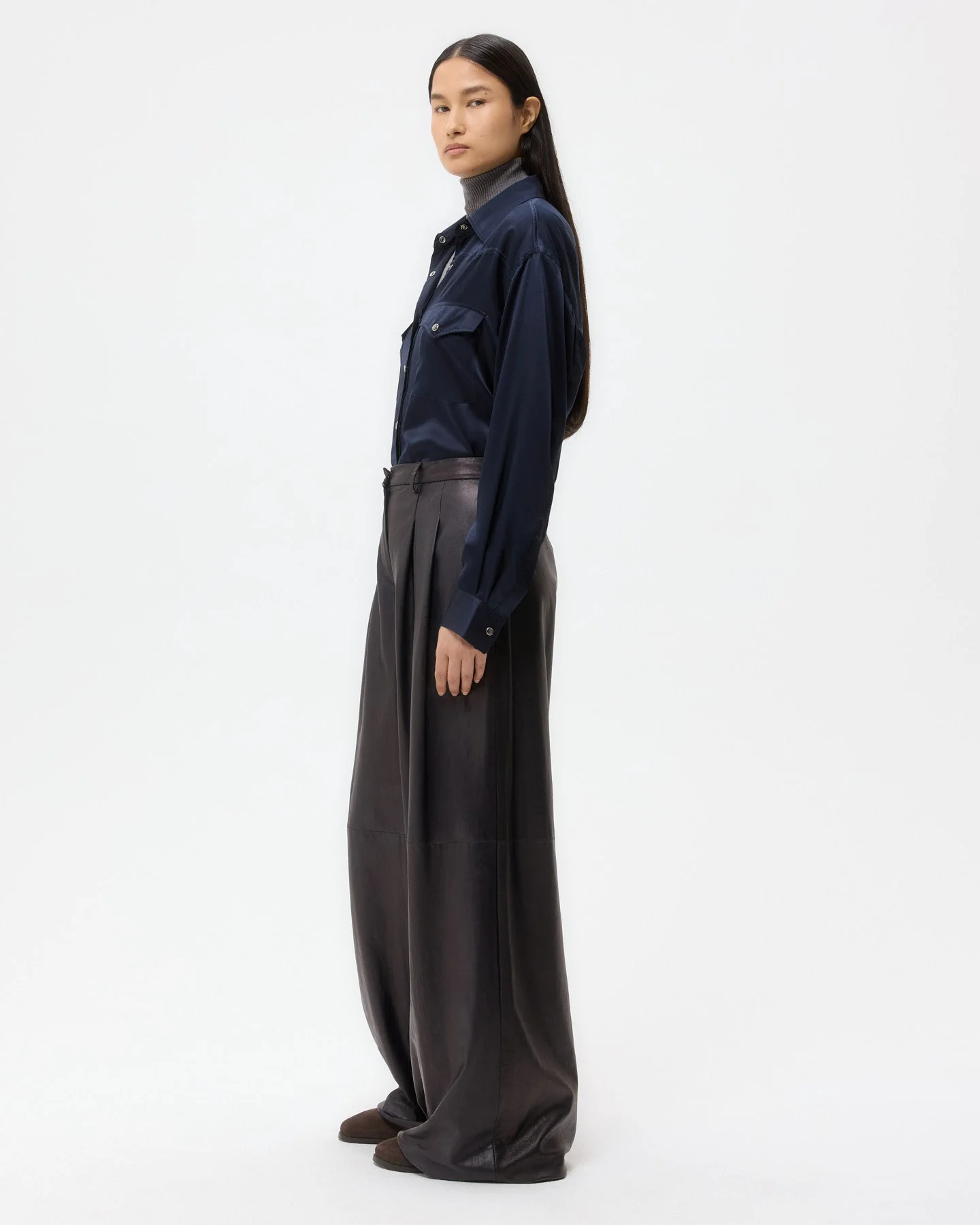 TWP - Avery Pant in Leather - Image 4