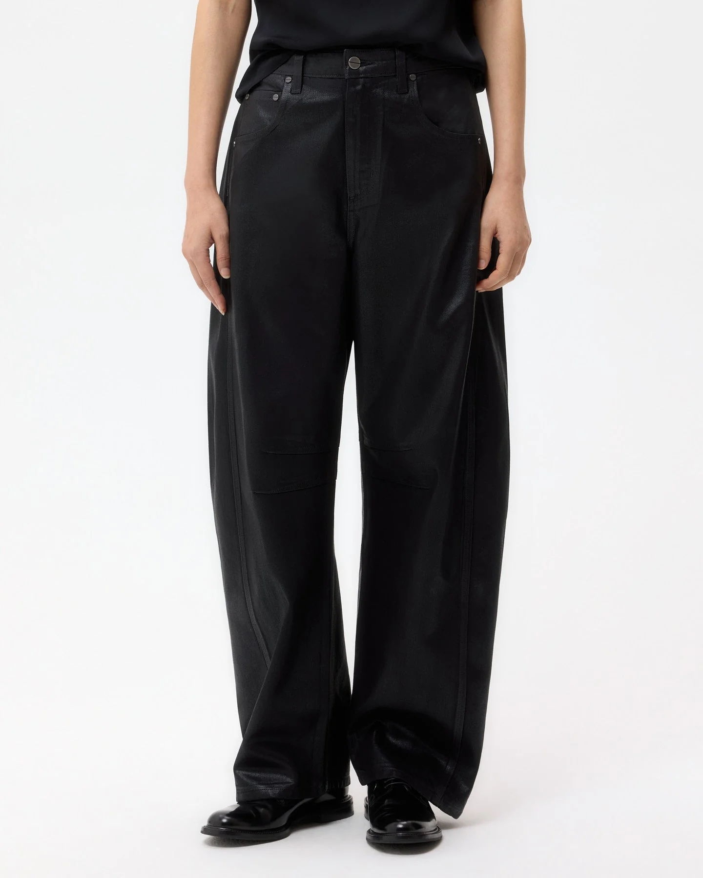 TWP - Beryl Pant in Coated Denim - Image 2