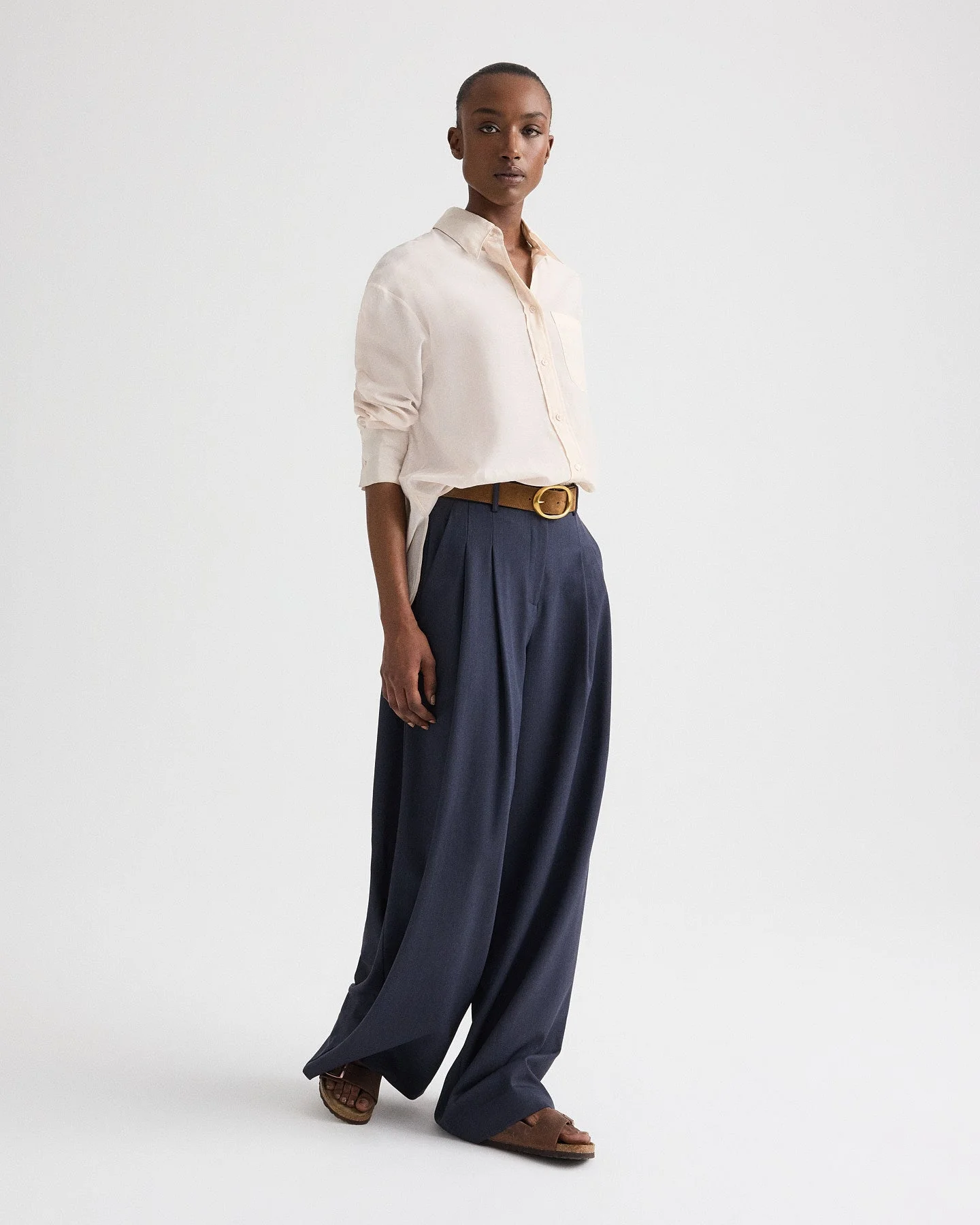 TWP - Big Joe Shirt in Cotton Silk Organza - Image 3