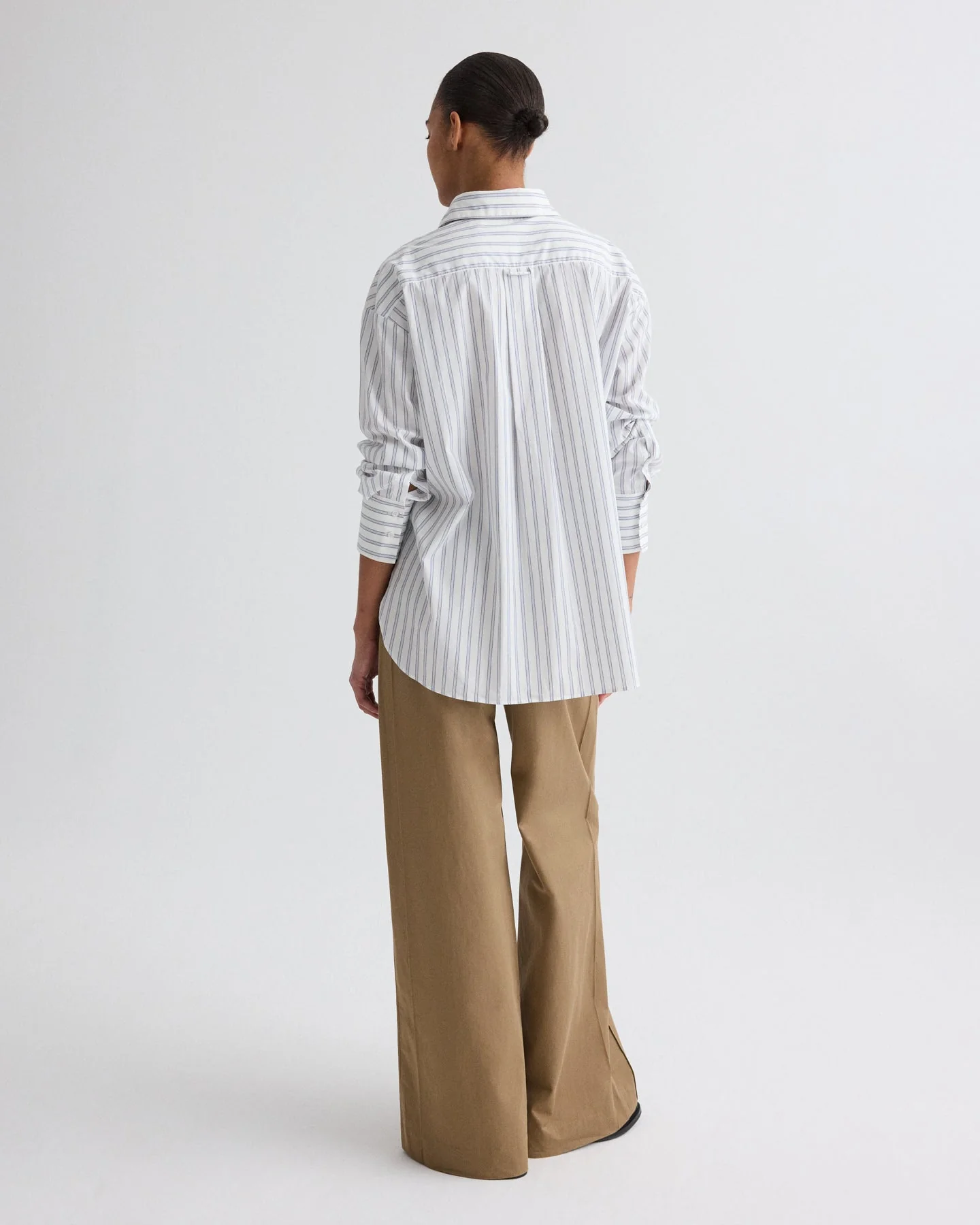 TWP - Big Joe Shirt in Hairline Stripe - Image 5