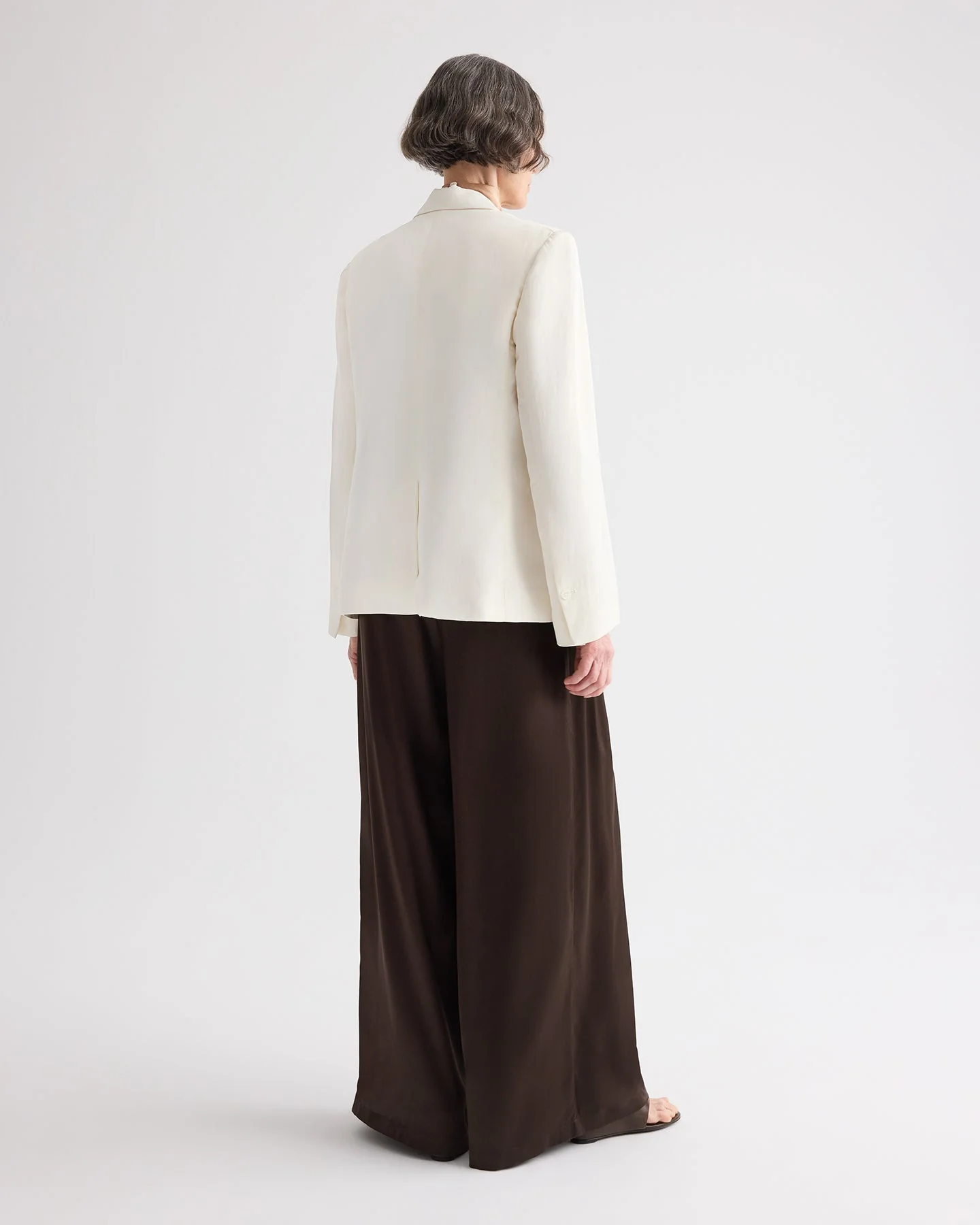 TWP - Boy Blazer in Coated Viscose Linen - Image 5