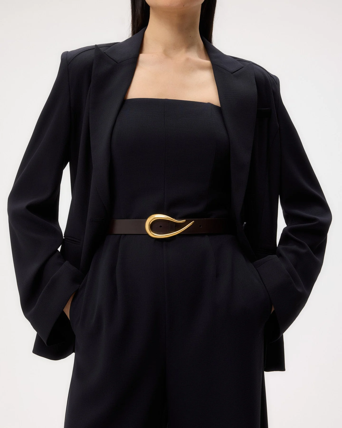 TWP - Boy Blazer in Drapey Wool Crepe - Image 2