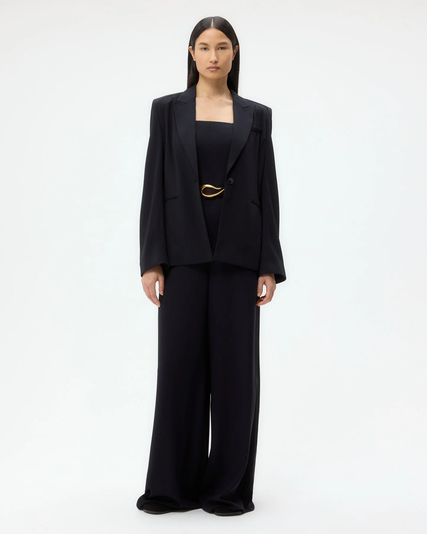 TWP - Boy Blazer in Drapey Wool Crepe - Image 3