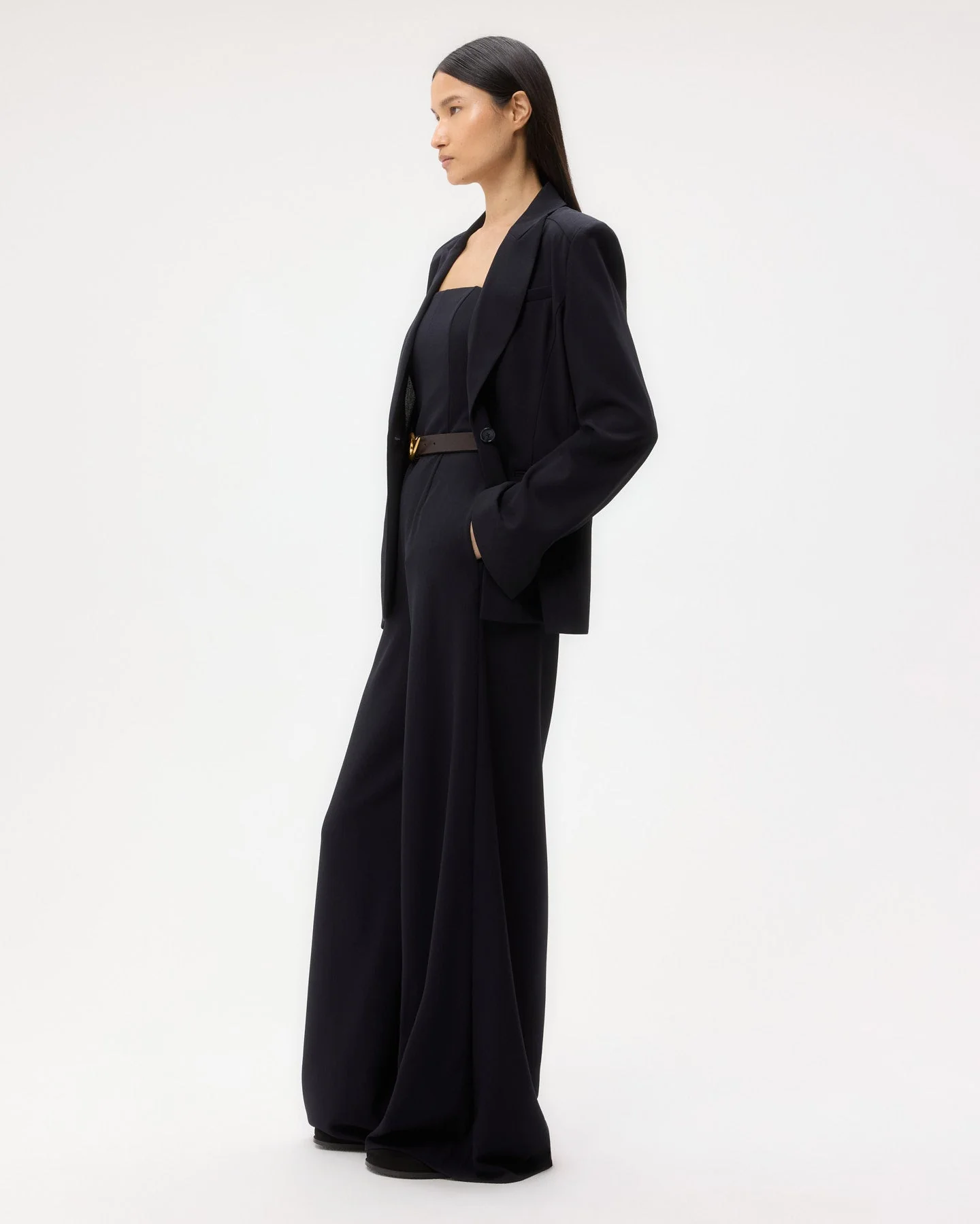 TWP - Boy Blazer in Drapey Wool Crepe - Image 4