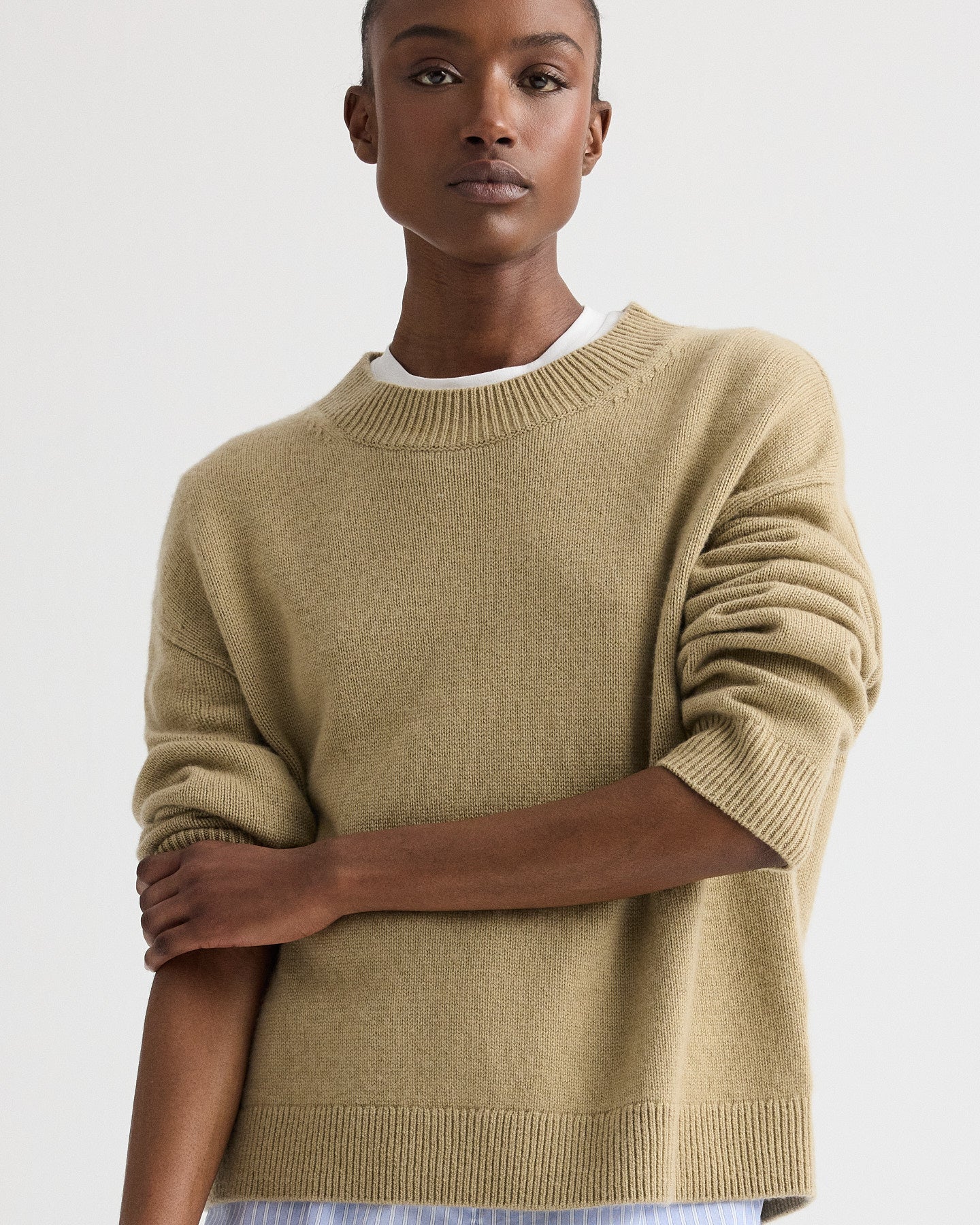 TWP - Boy Crewneck Sweater in Italian Cashmere - Image 2
