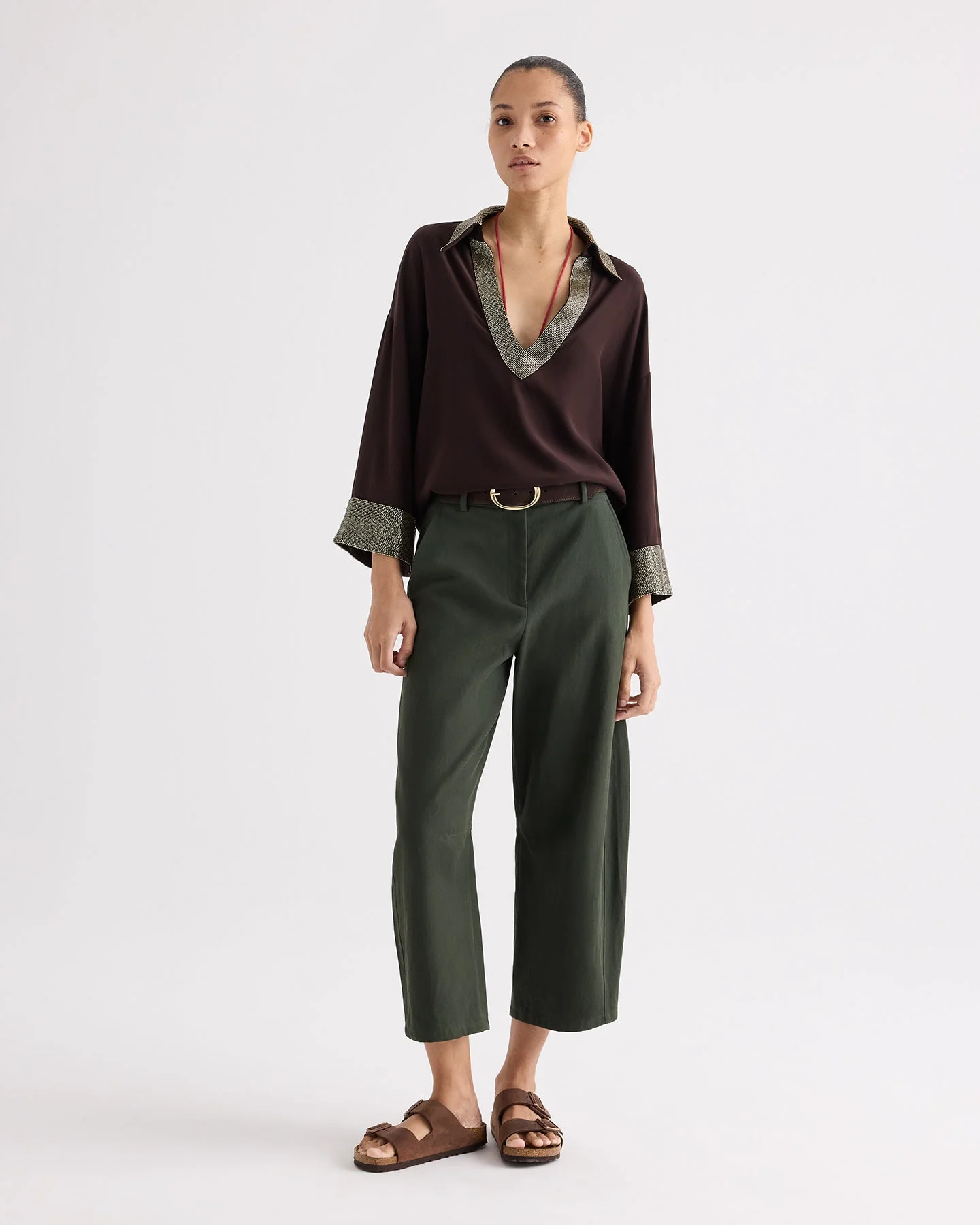 TWP - C Top in Crepe Back Satin - Image 4
