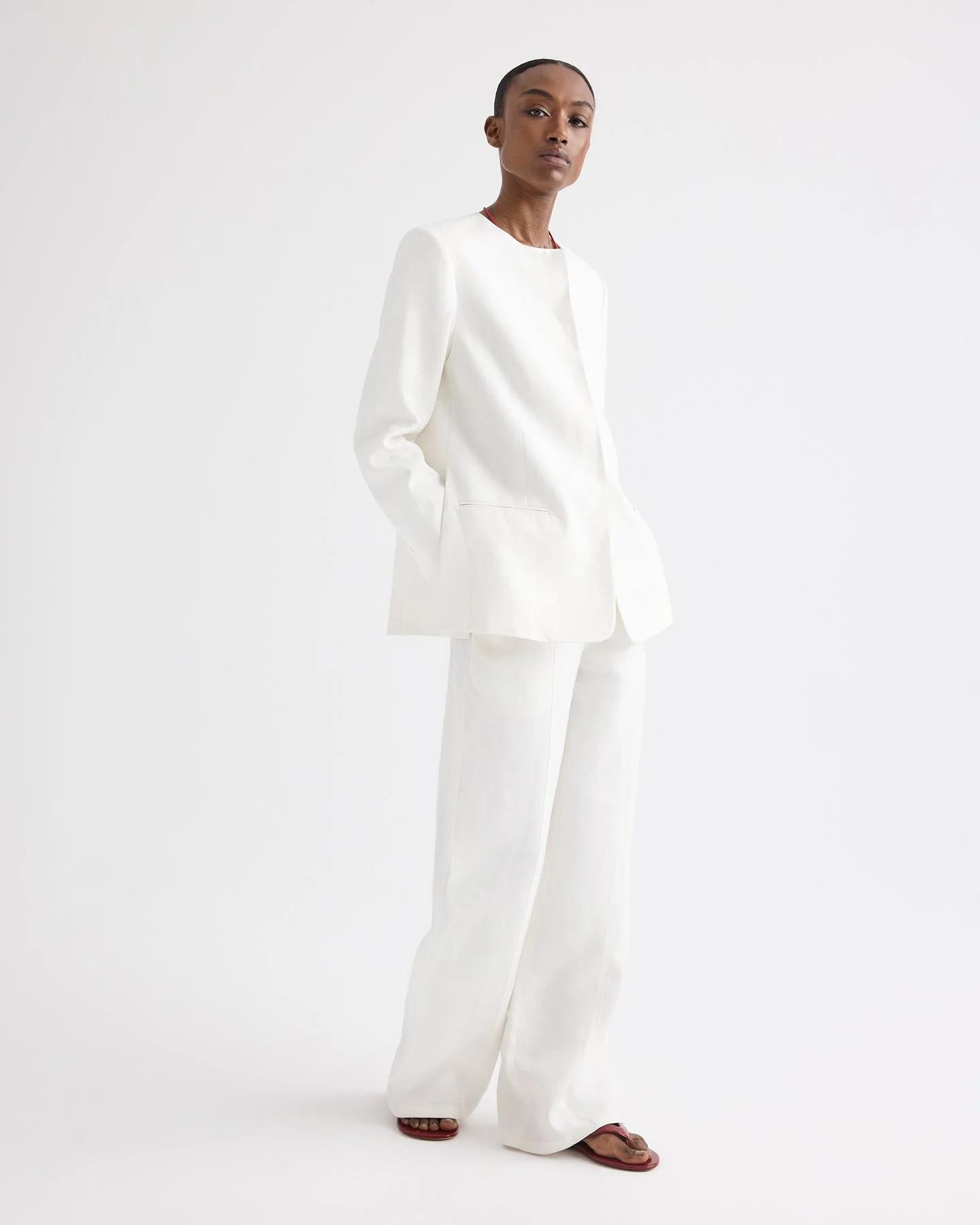 TWP - Cecelia Blazer in Washed Linen - Image 2