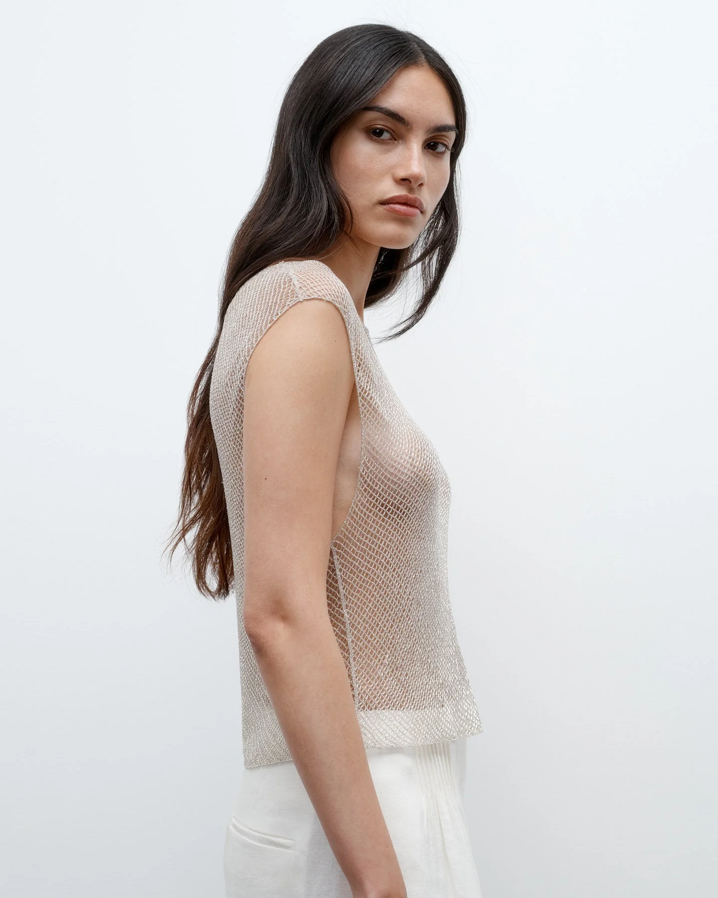 TWP - Chloe Top in Cross Hatch Beading - Image 5